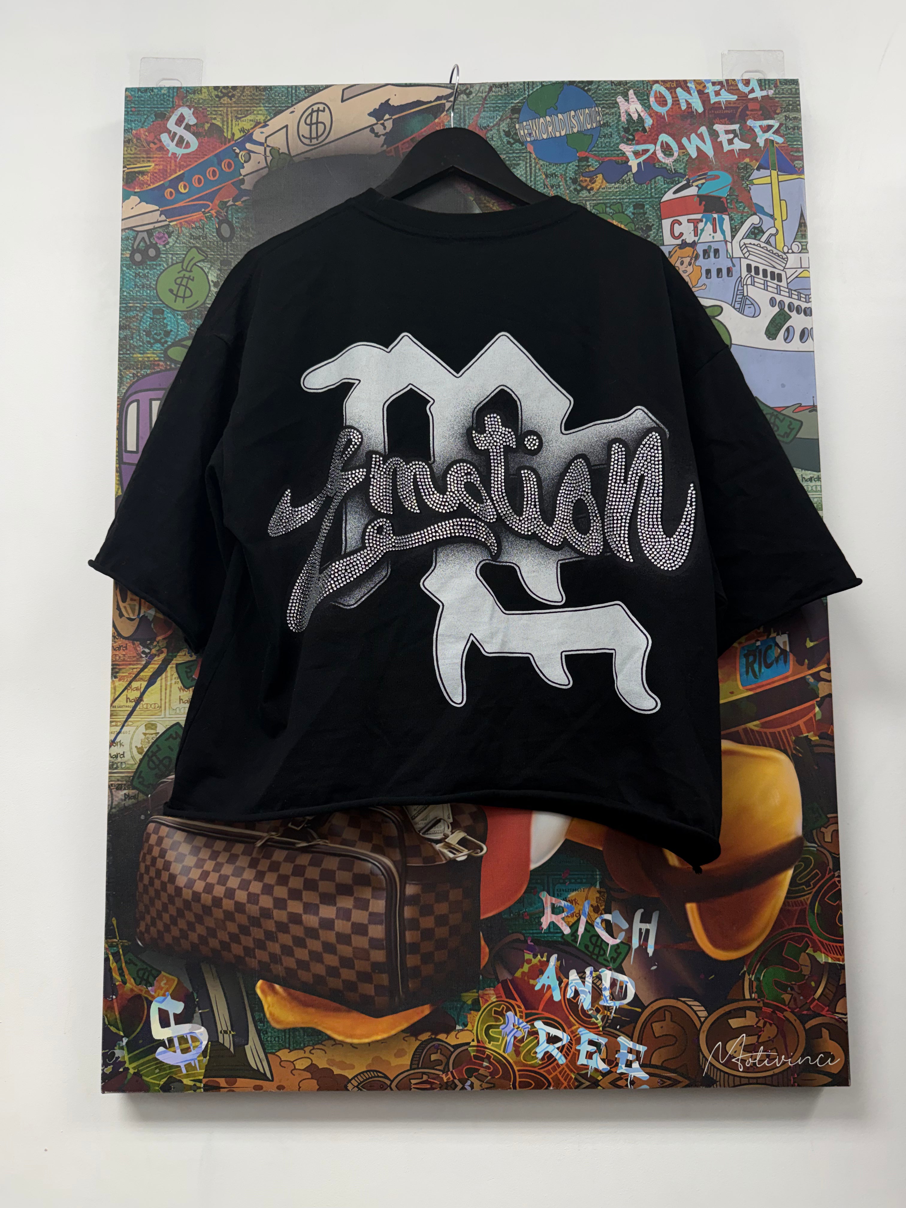 Mixed Emotion Black Cupid Tee