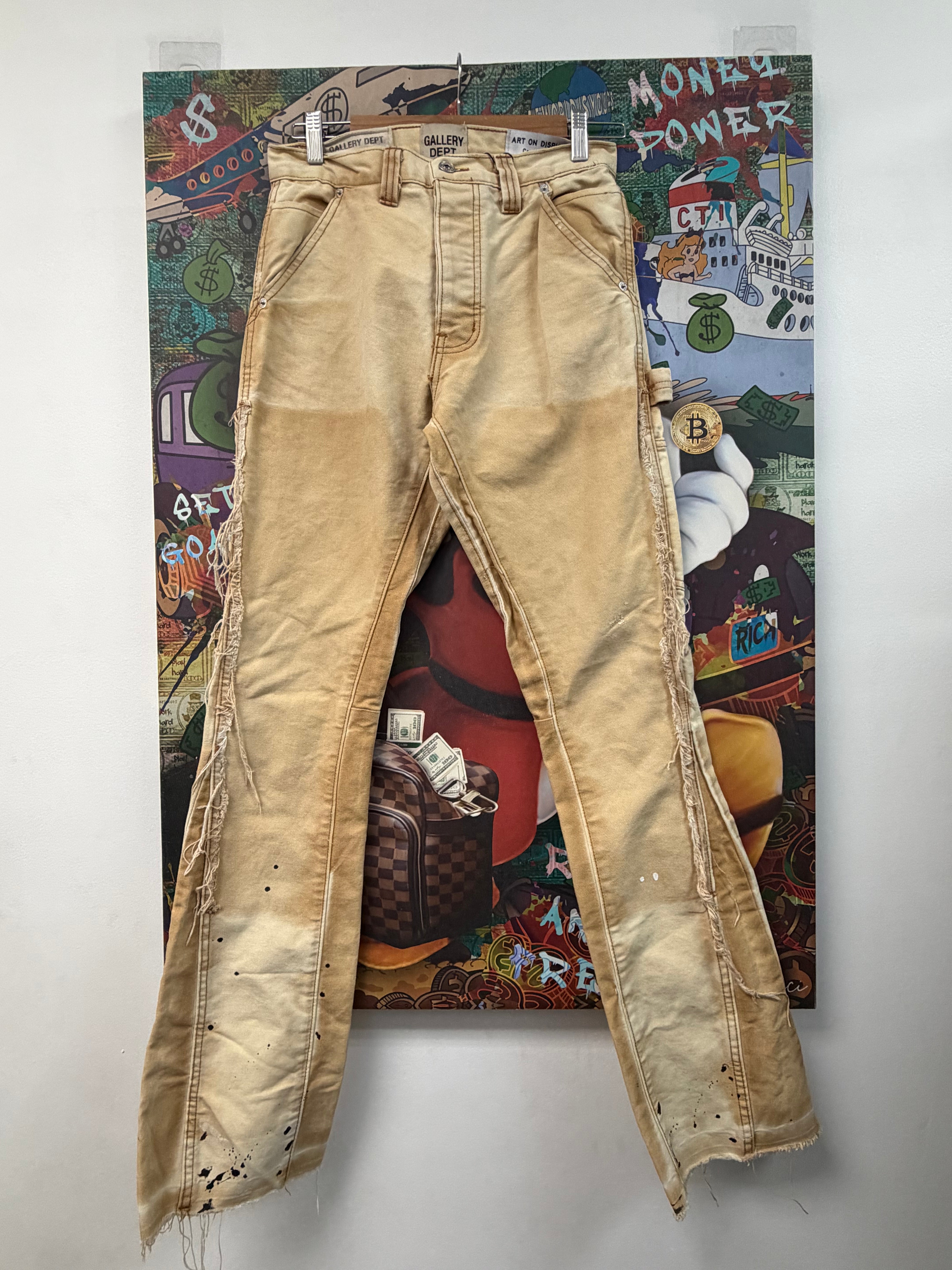 Gallery Dept Carpenter Flare Beige Jeans