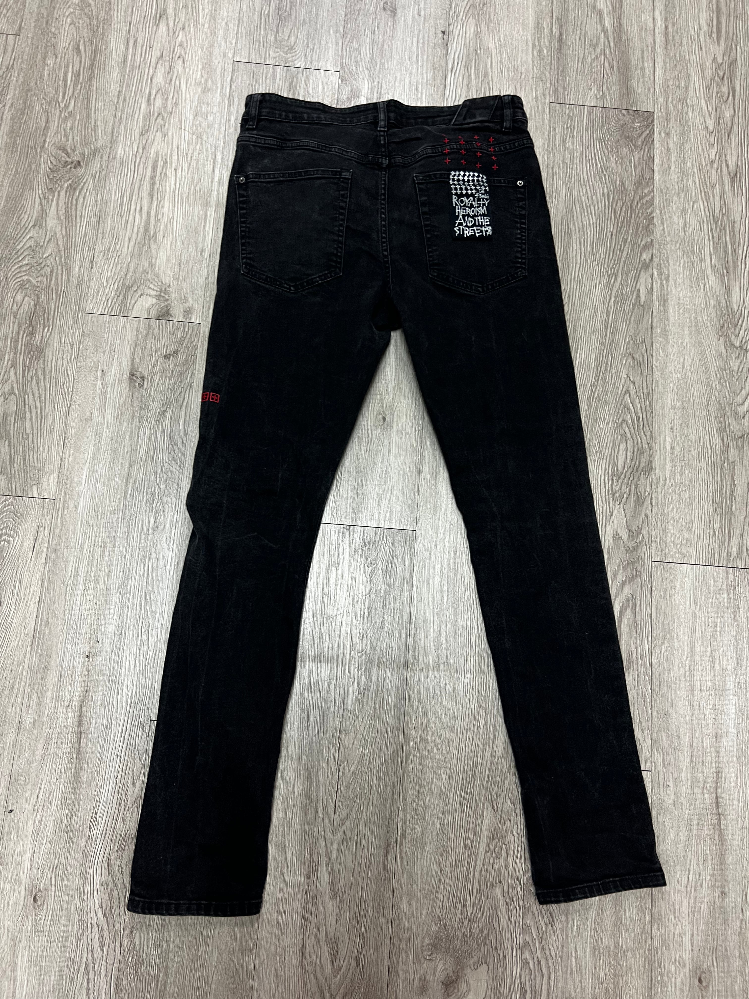 Ksubi Black Wash Plain Jeans