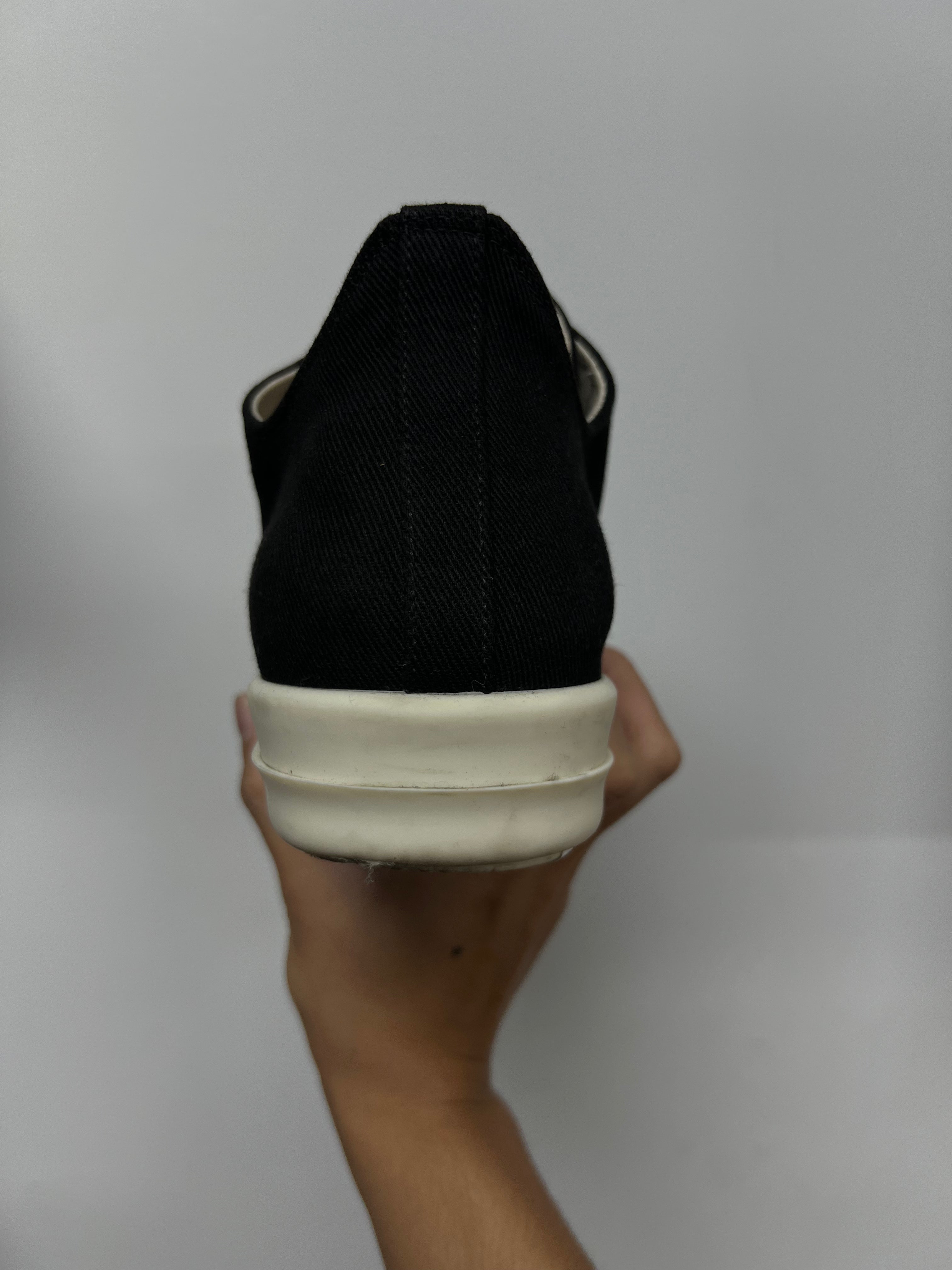 Rick Owens Black & Milk DKSHDW Jumbo Lace Ramone Low
