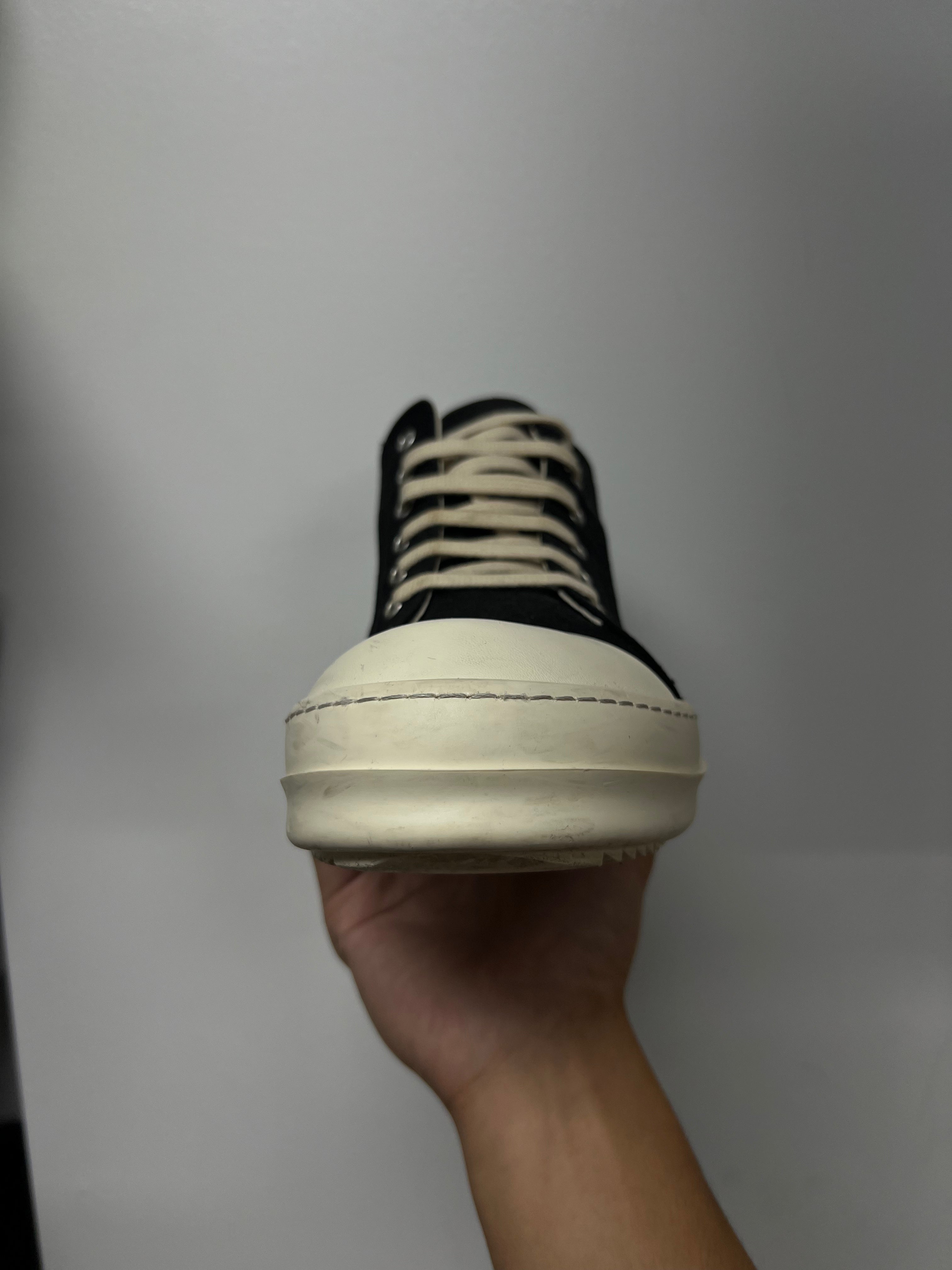 Rick Owens Black & Milk DRKSHDW Penta Ramone Low Sneakers