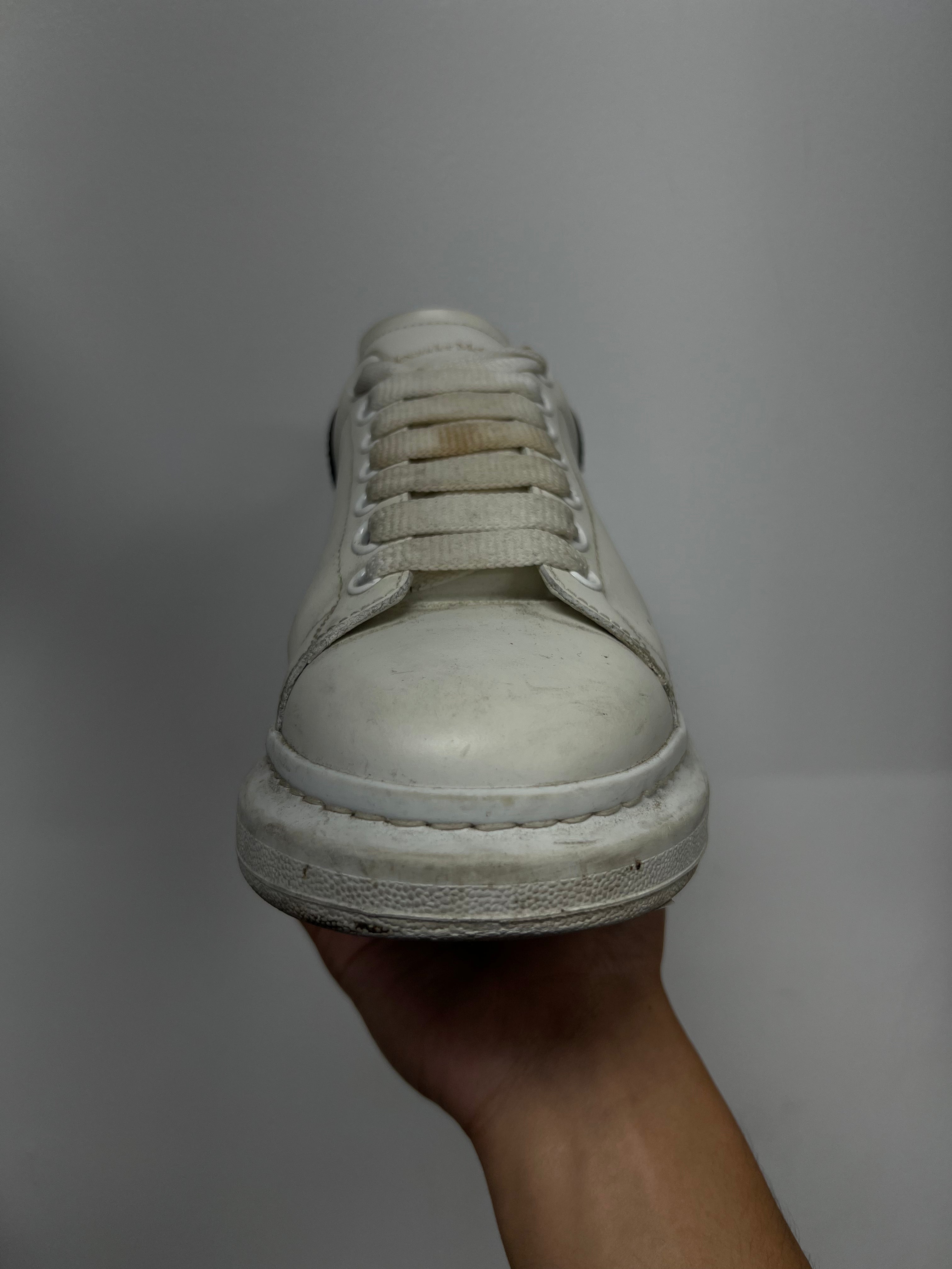 Alexander Mcqueen White Black Oversized Sneakers