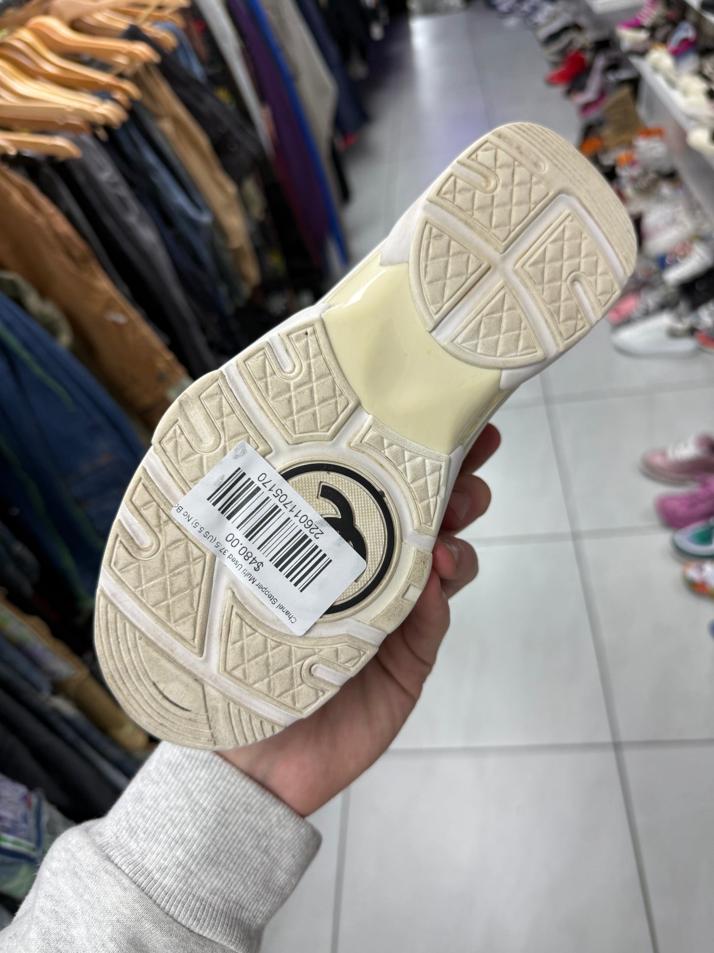 Chanel Stepper Multi Used 37.5 (US 5.5) No Box