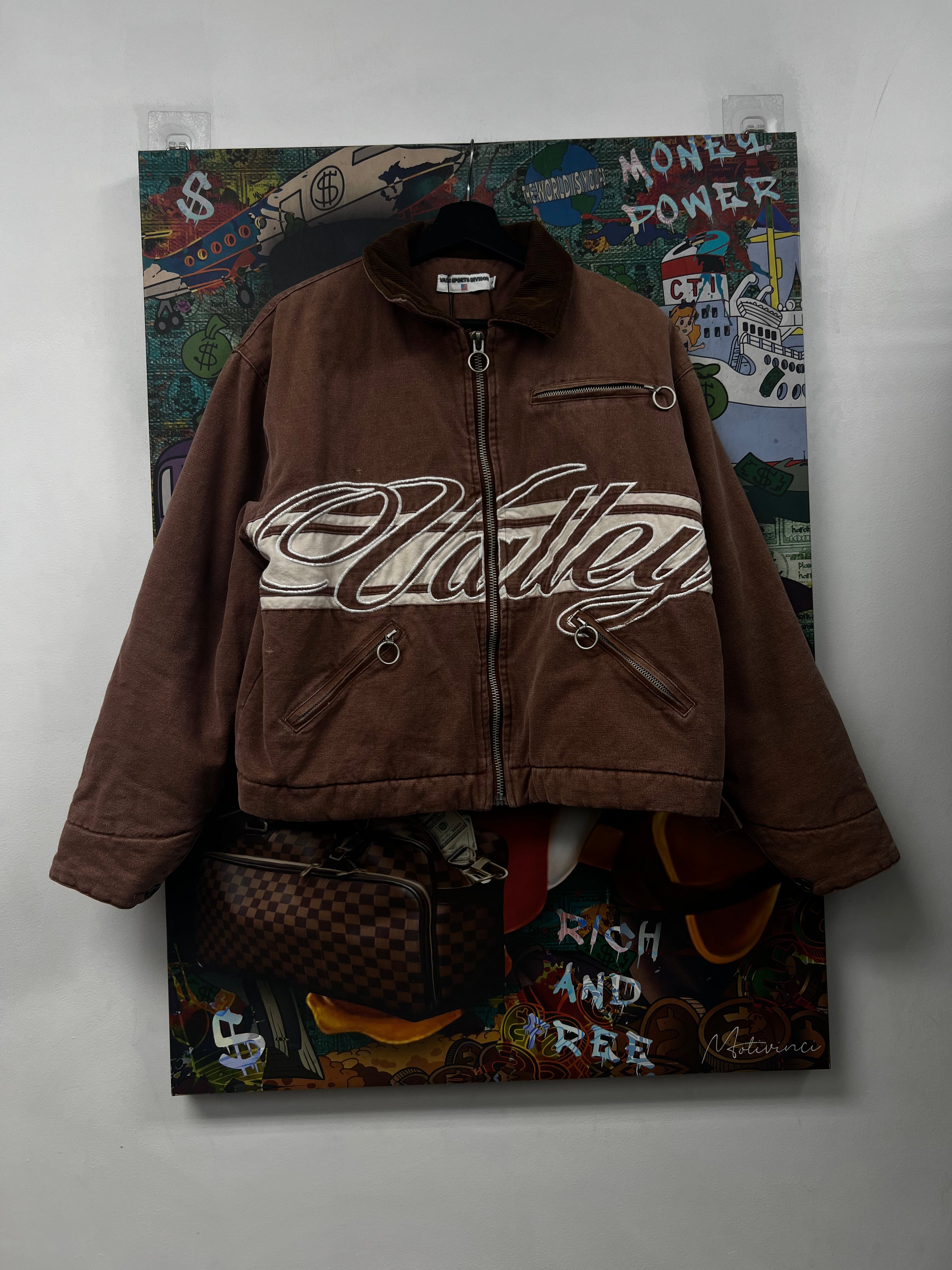 Vale Brown Trucker Work Jacket