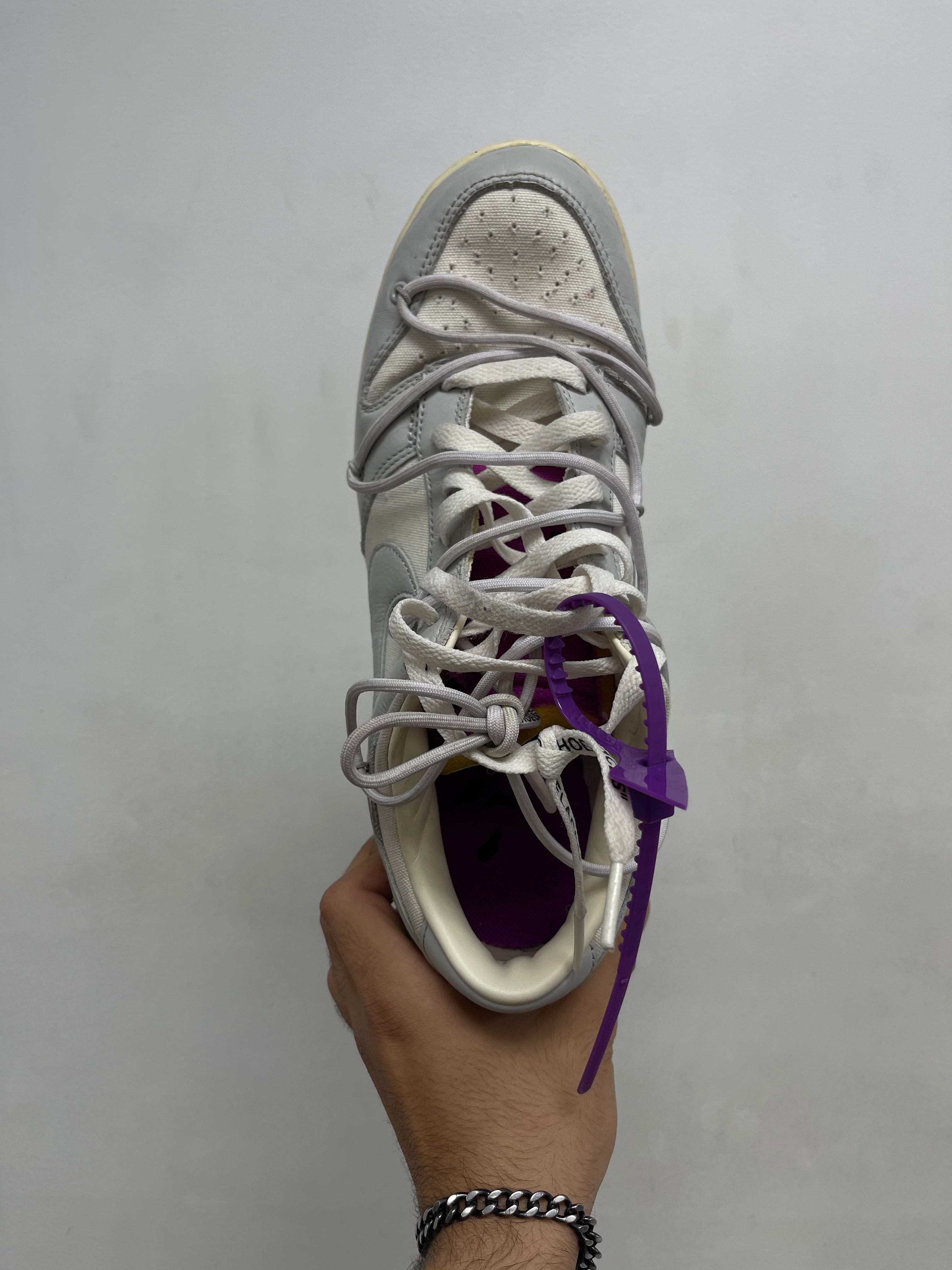 Nike Off White Dunk Low Lot 03 Sneakers