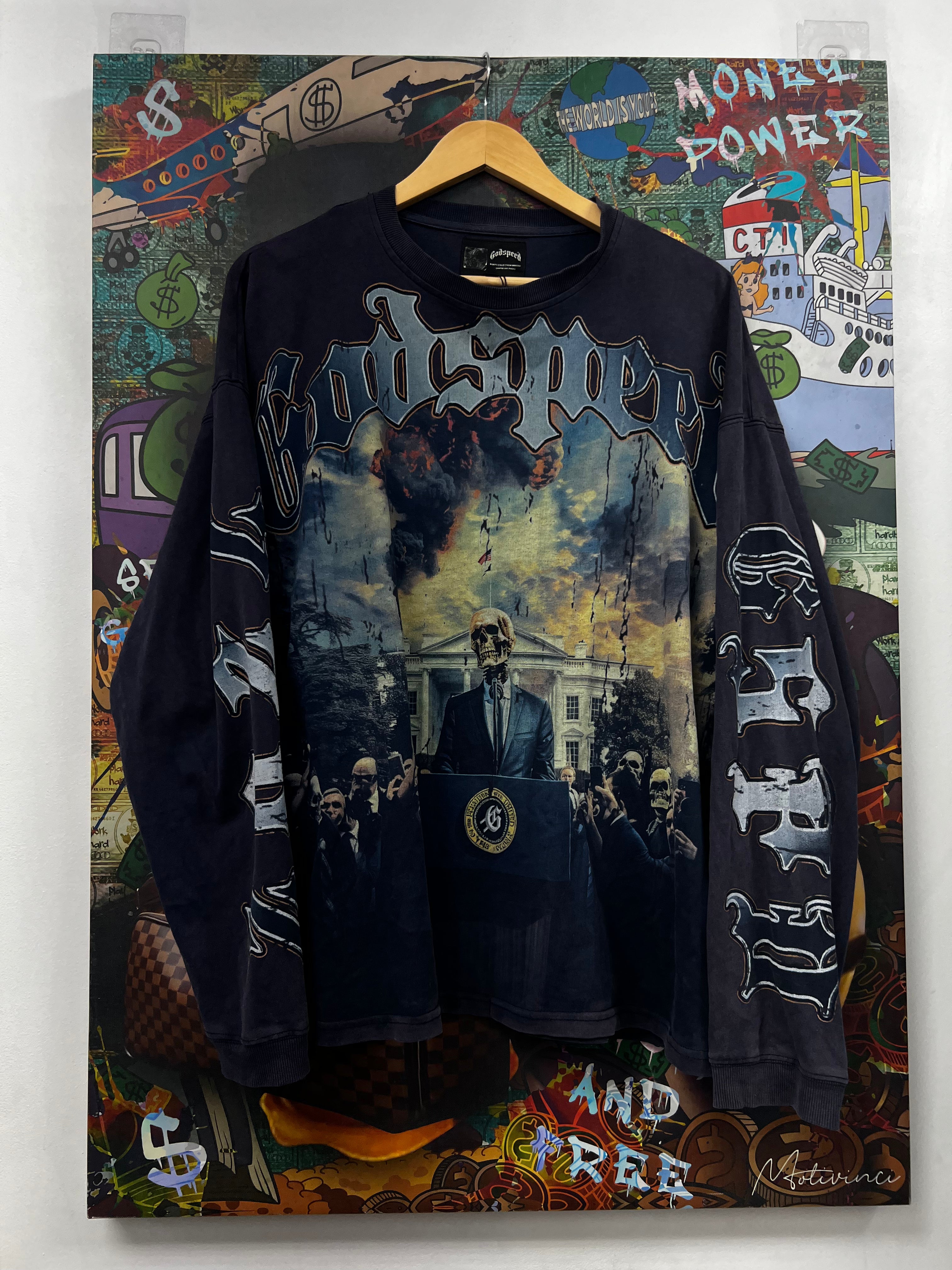Godspeed Navy ROR Long Sleeve