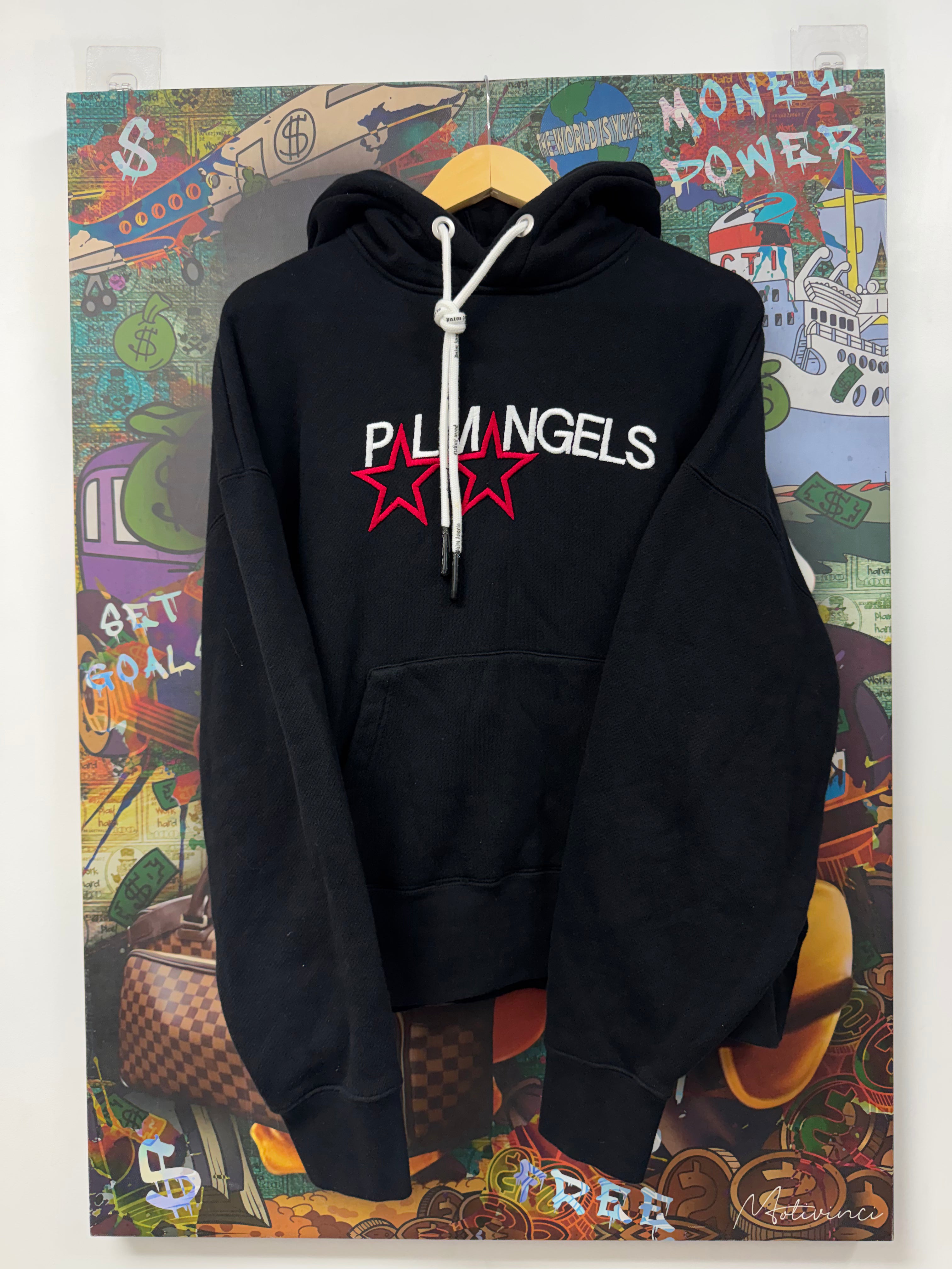 Palm Angels Embroidered Star Hoodie