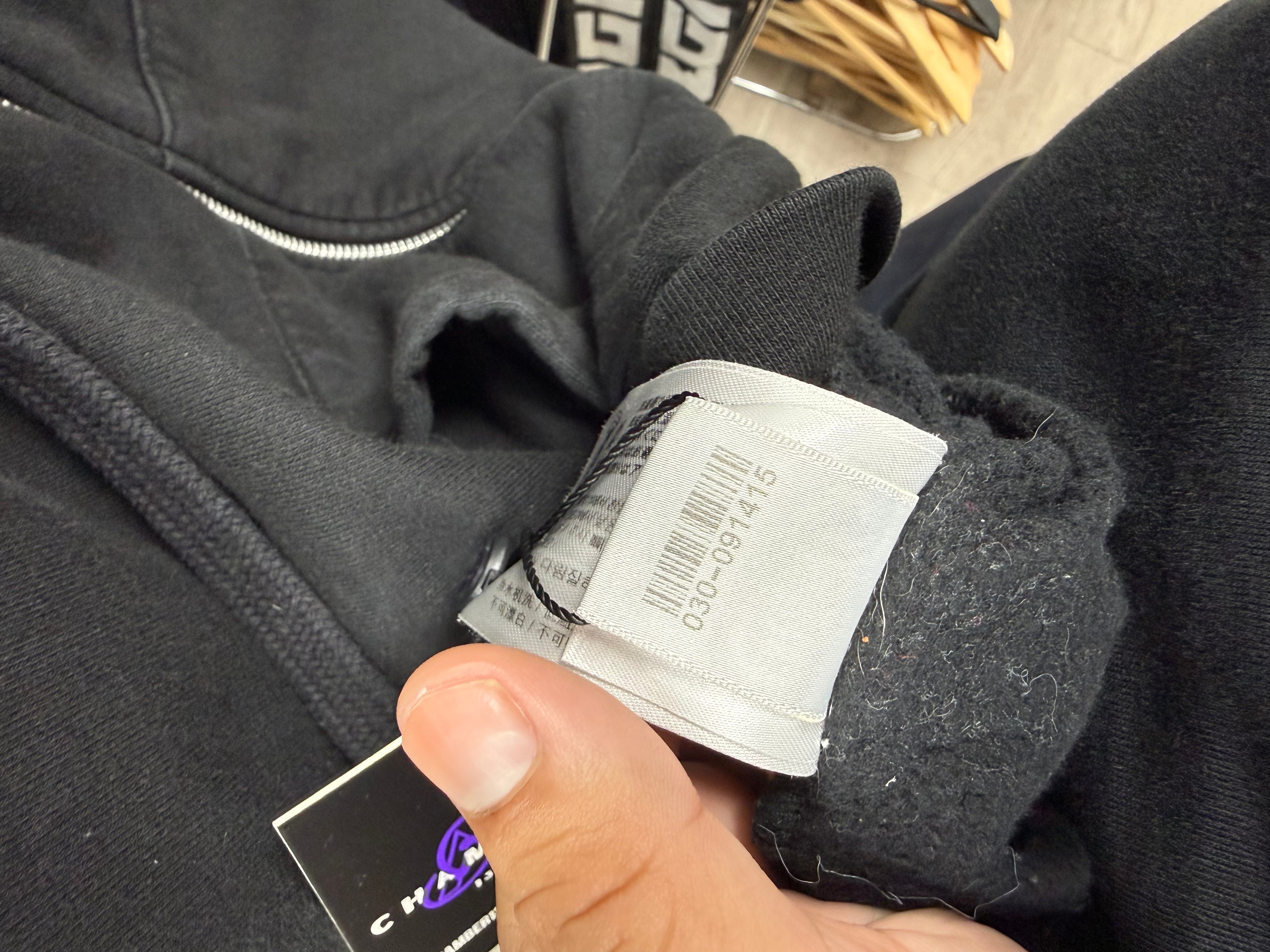 Chrome Hearts Black T Bar USA Shoulder Logo Zip Up