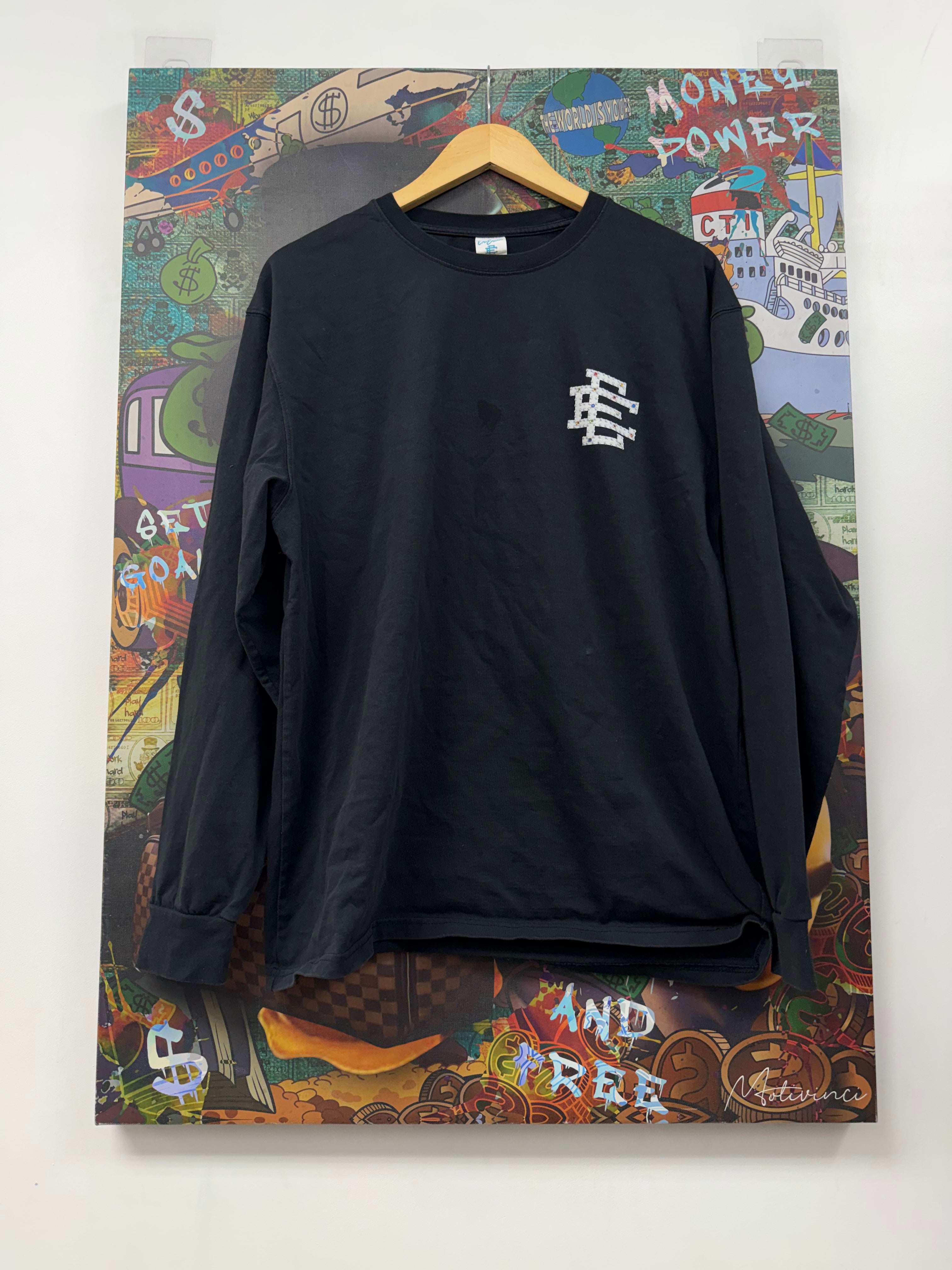 Eric Emanuel Black Studded Long Sleeve (Flawed)