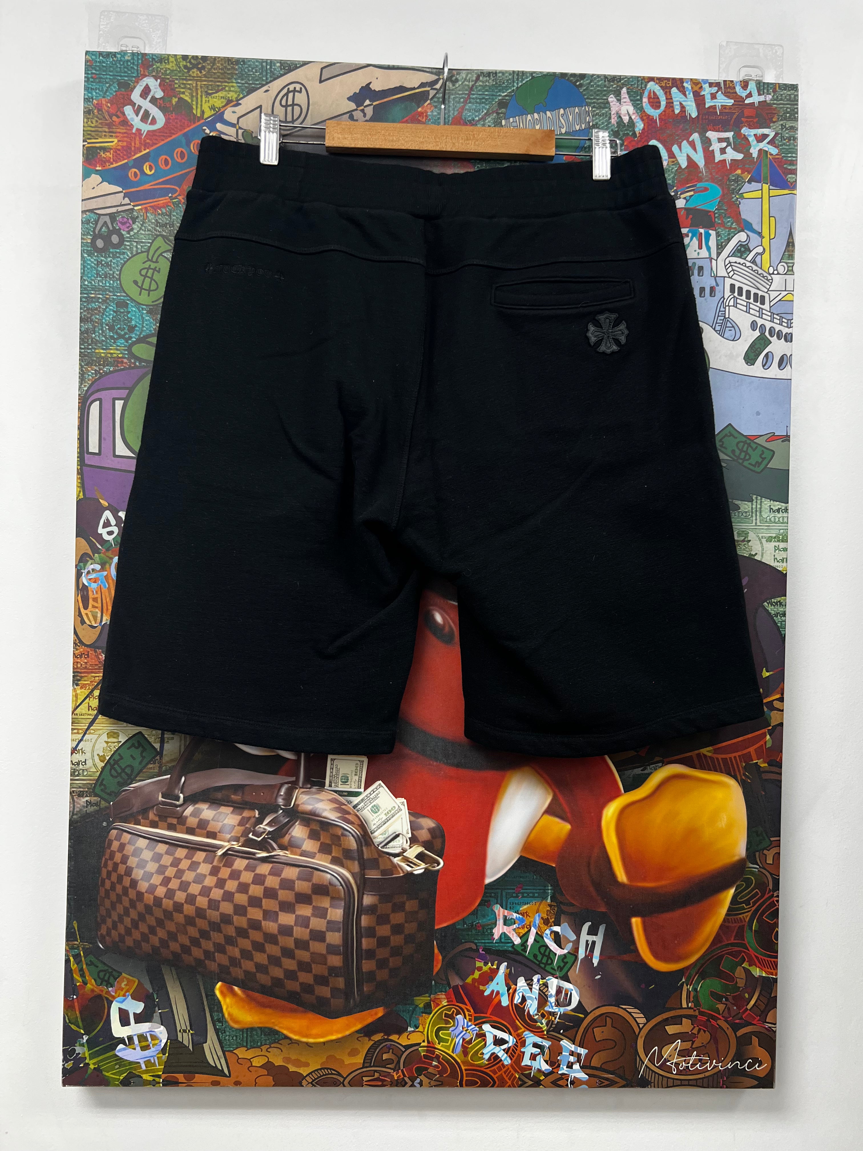 Chrome Hearts Black Y-Not Plus Patch Shorts Shorts