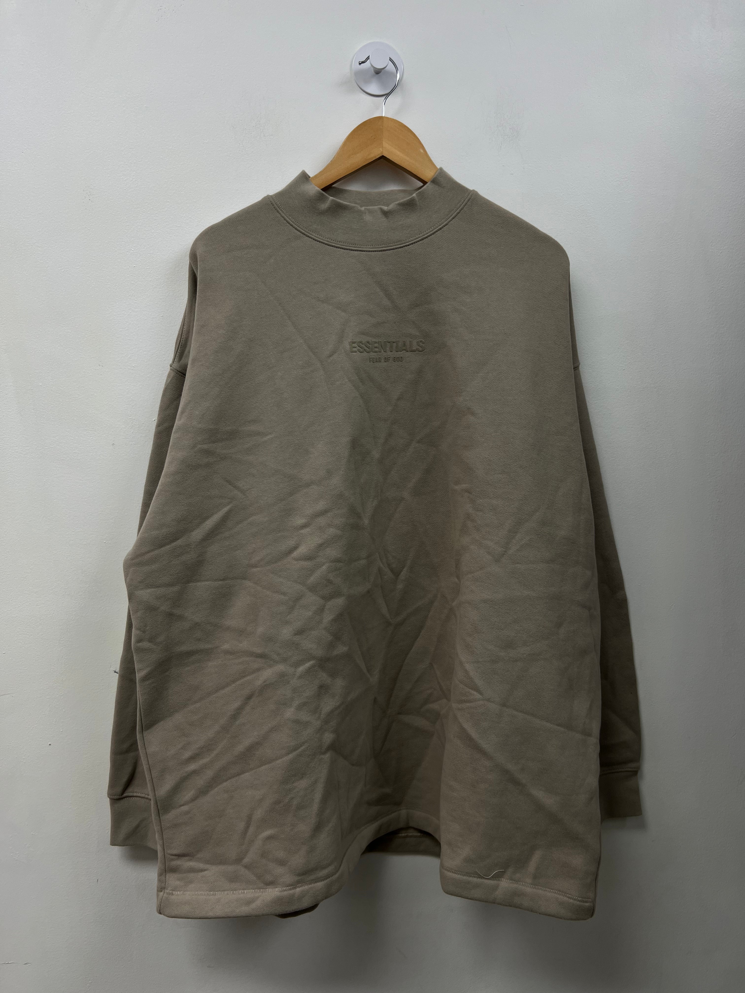 Essentials Light Heather Relaxed Crewneck