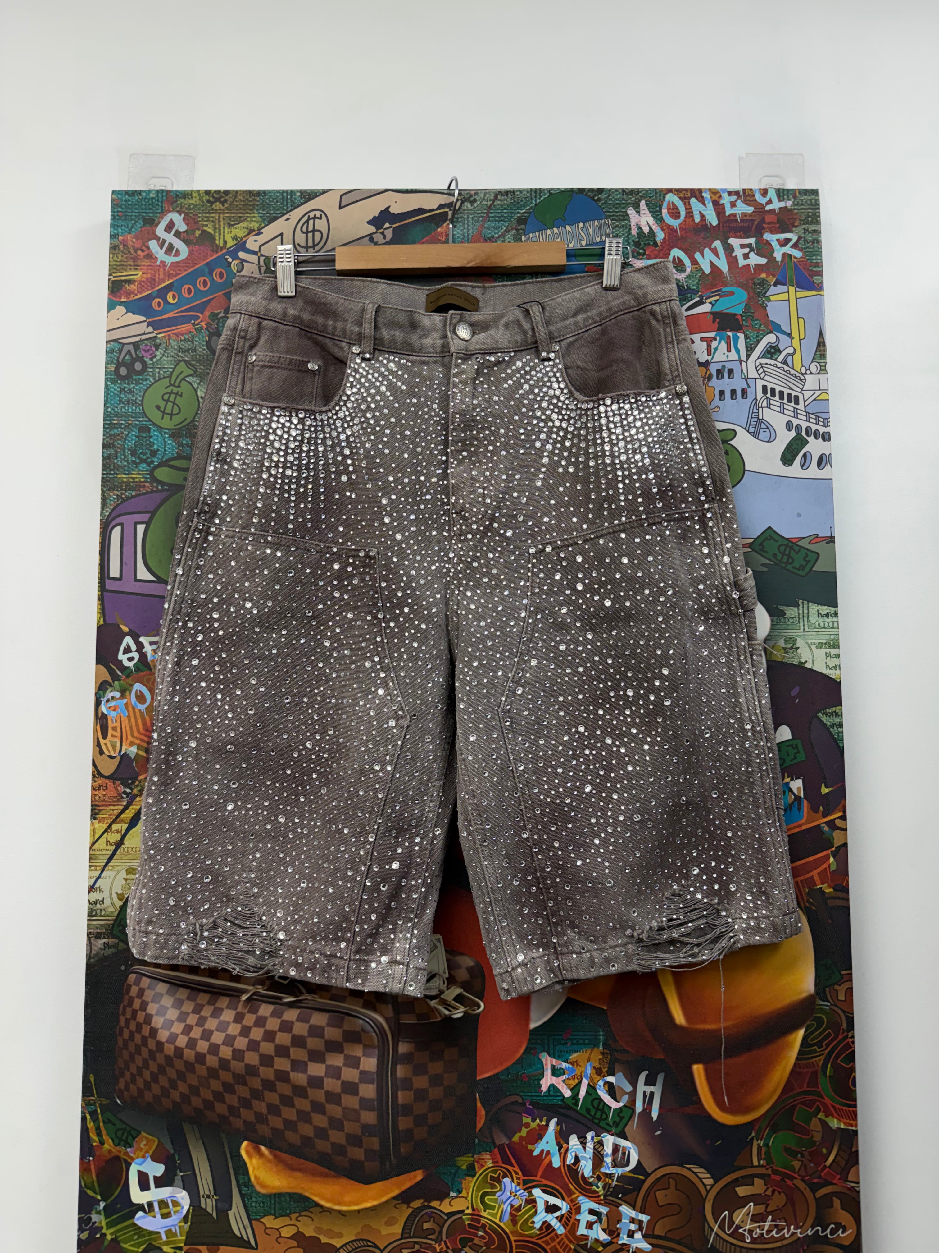 Birth Of A Royal Child Brown Diamond Boro Shorts