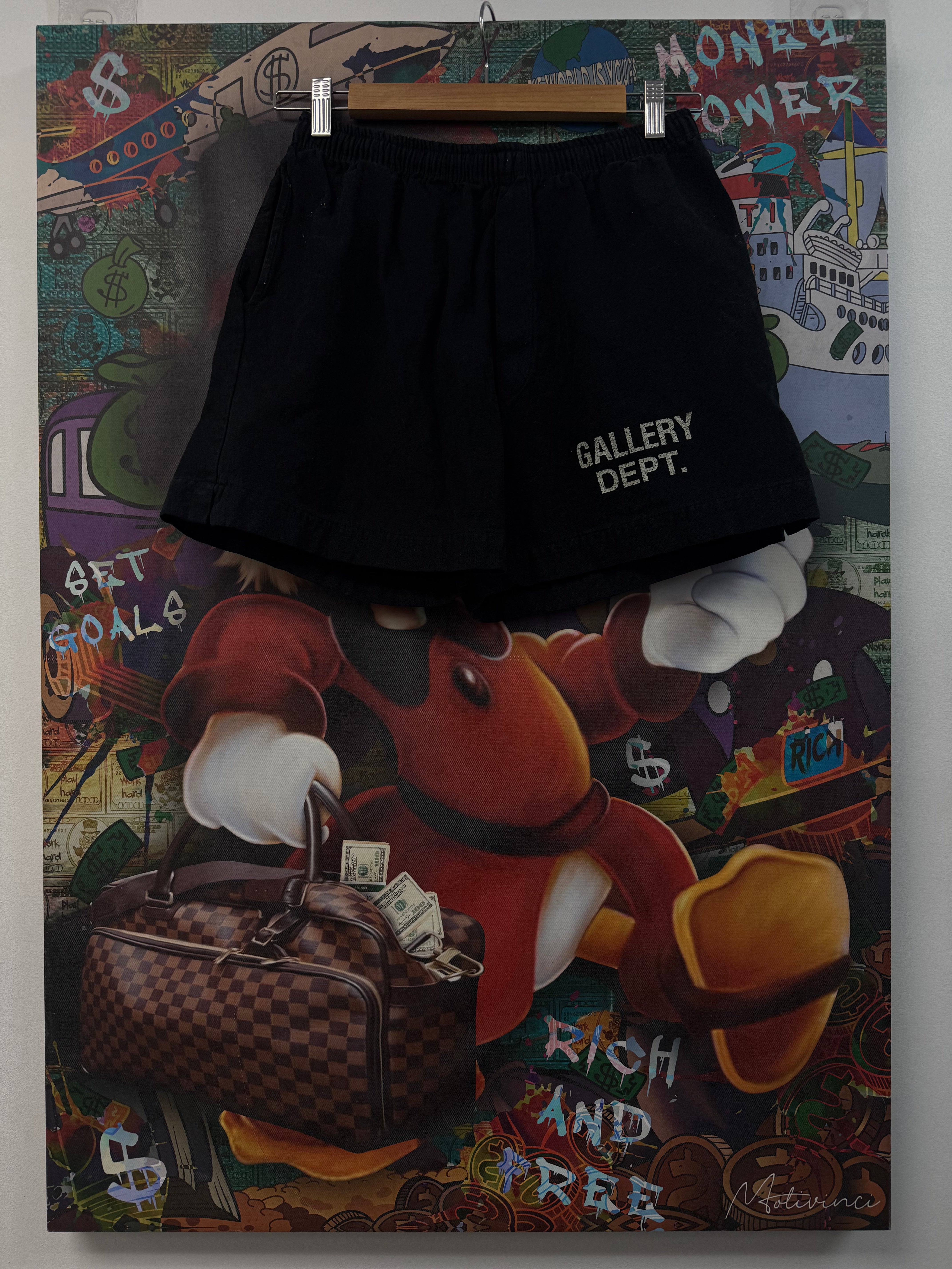 Gallery Dept Zuma Black Shorts