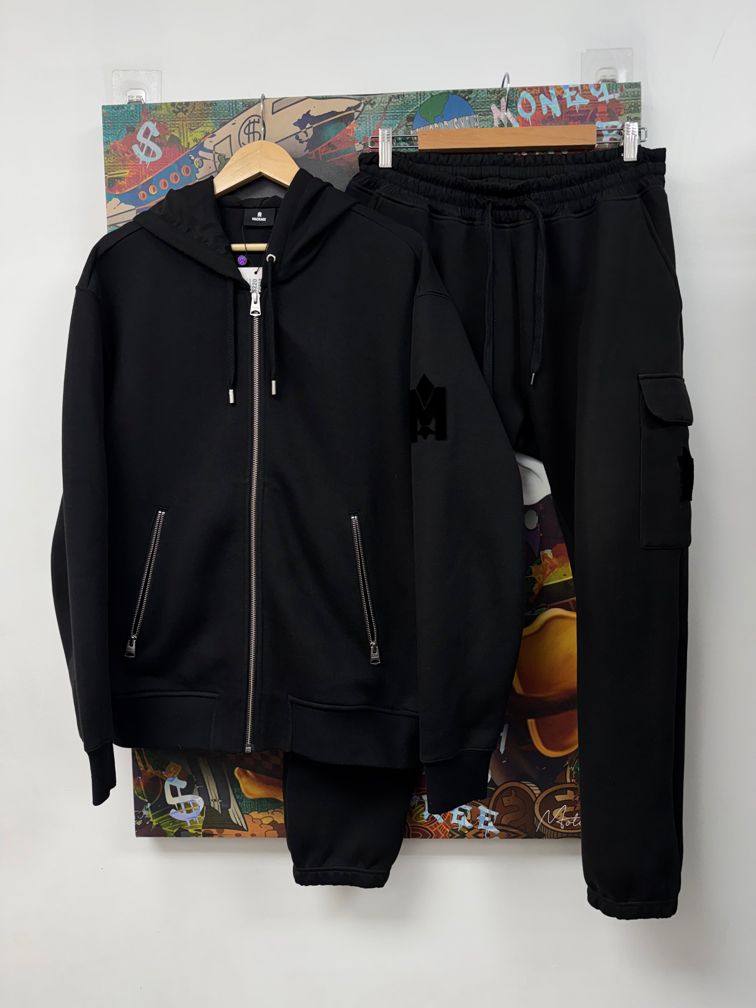 Mackage Black Krys Sweatsuit