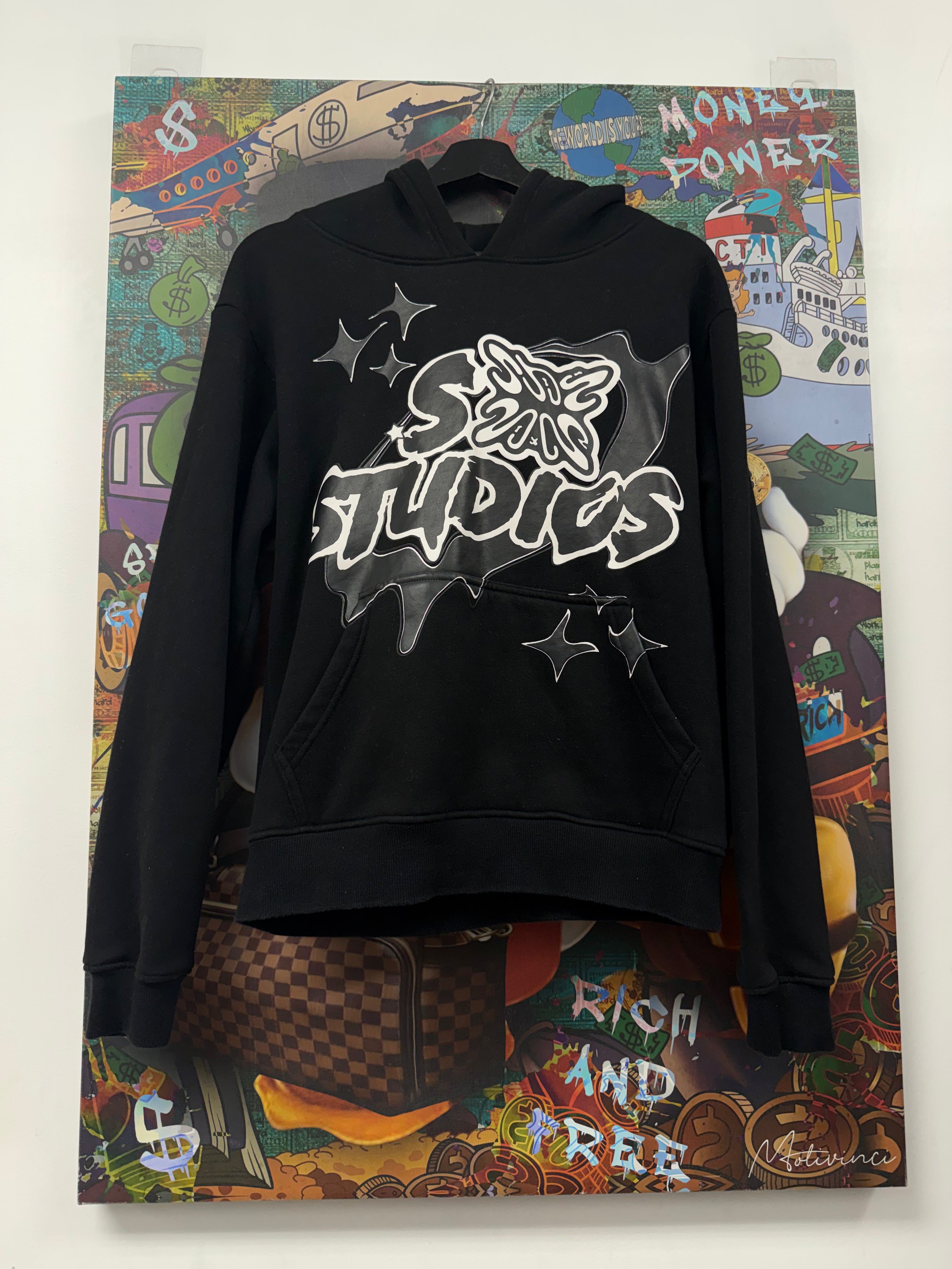 SB Studios Black White Hoodie