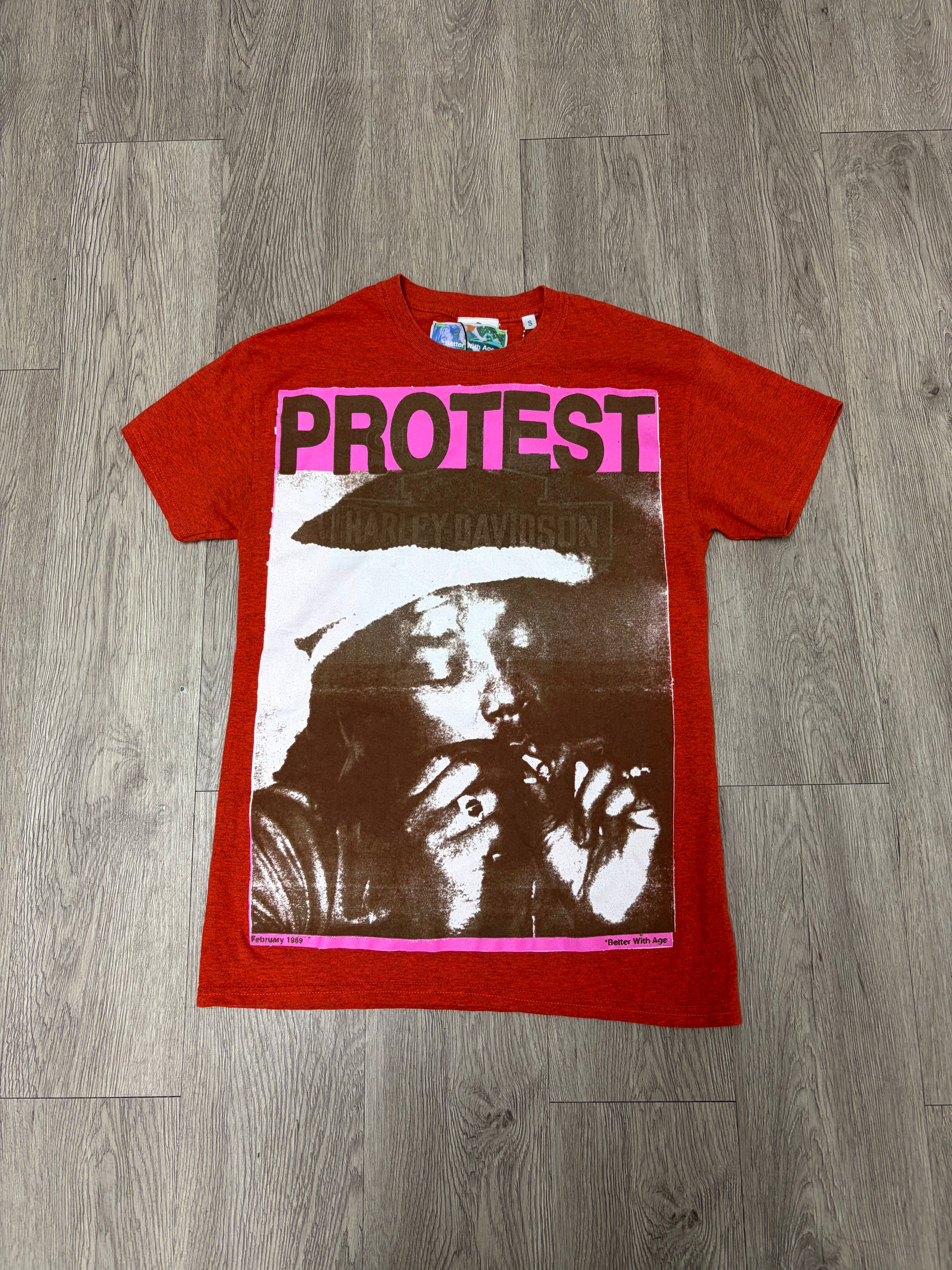 Better With Age Orange Protest Tee