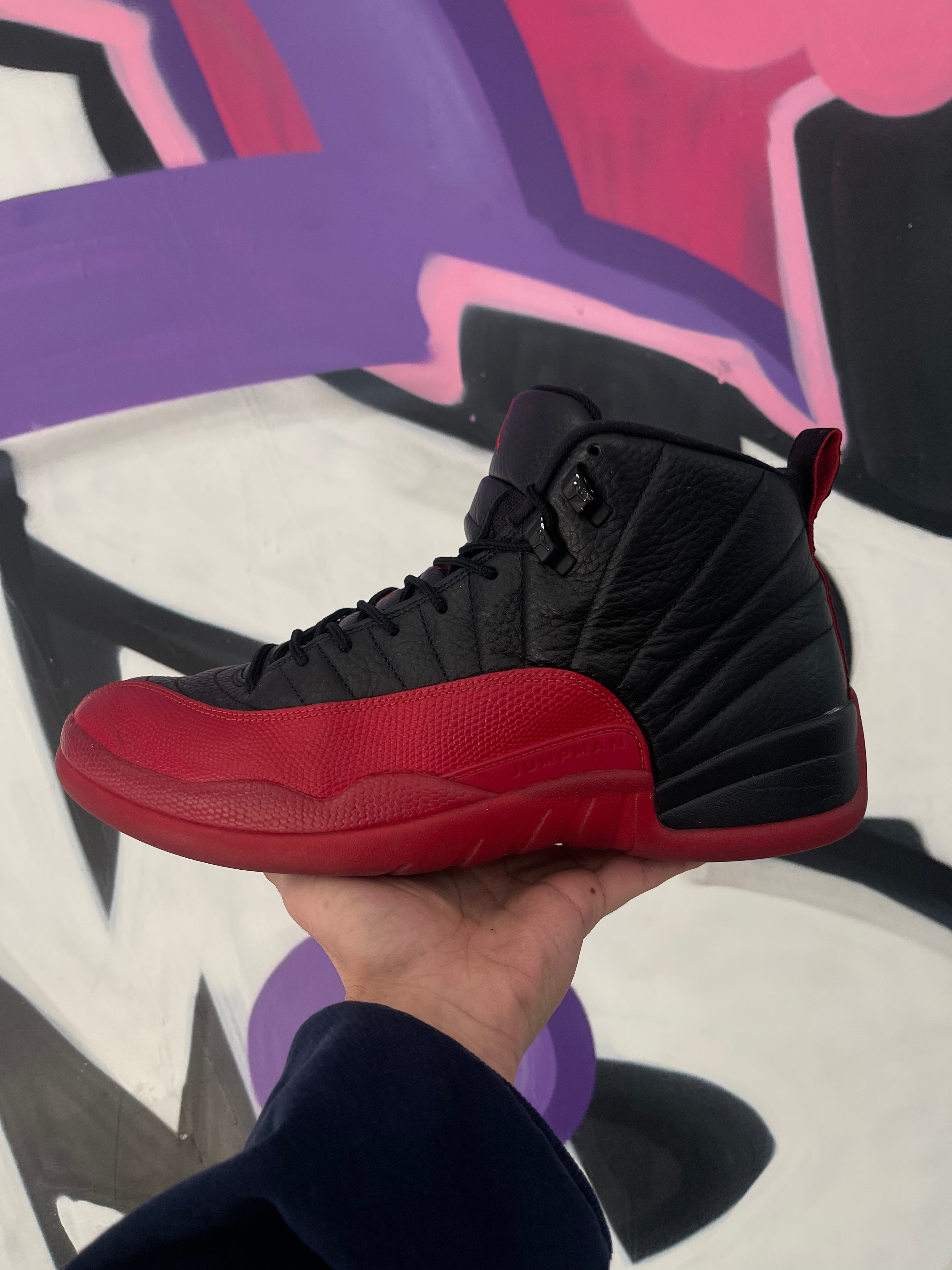 Jordan 12 Flu Game (No Insoles) Sneakers