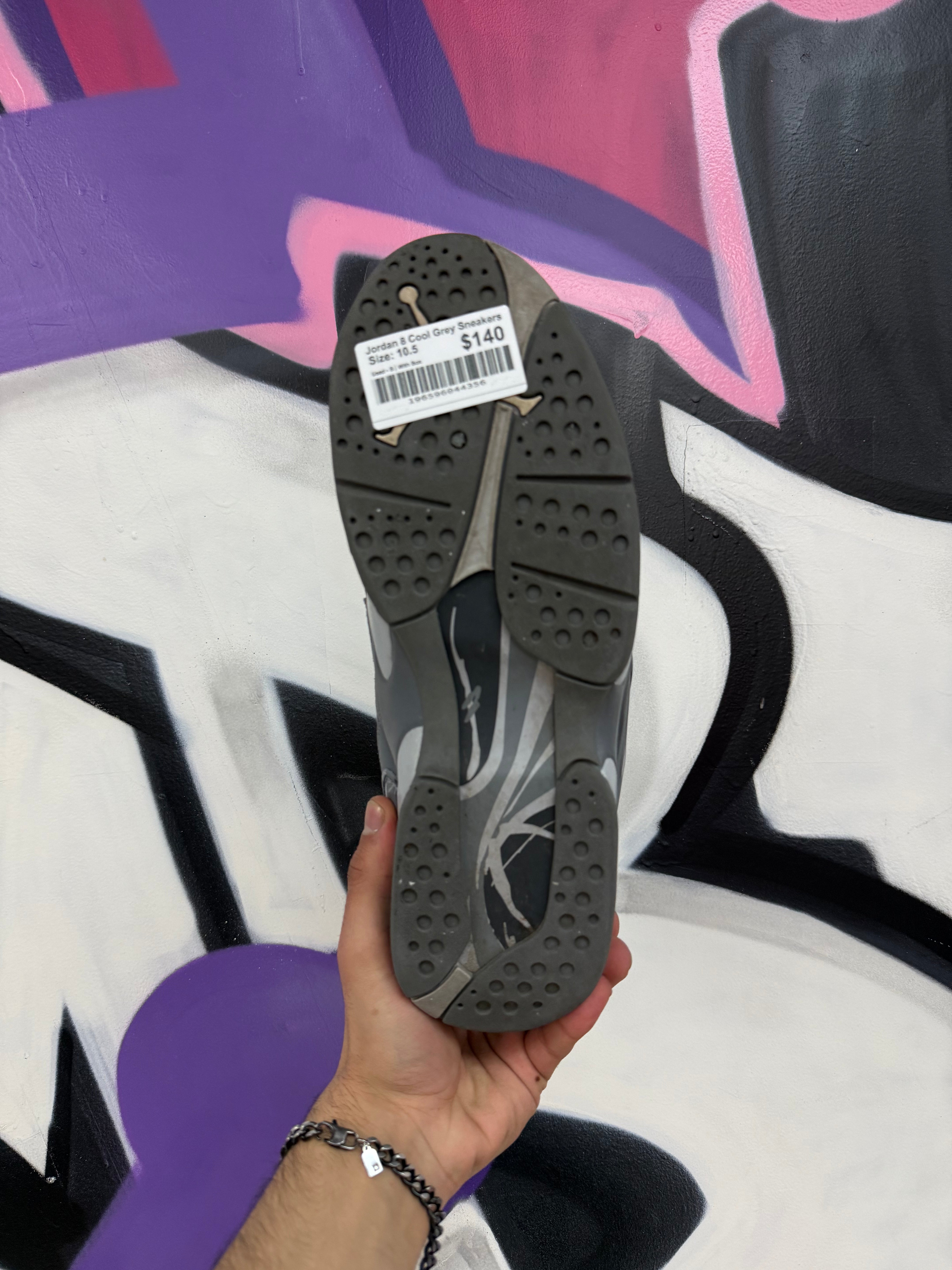 Jordan 8 Cool Grey Sneakers