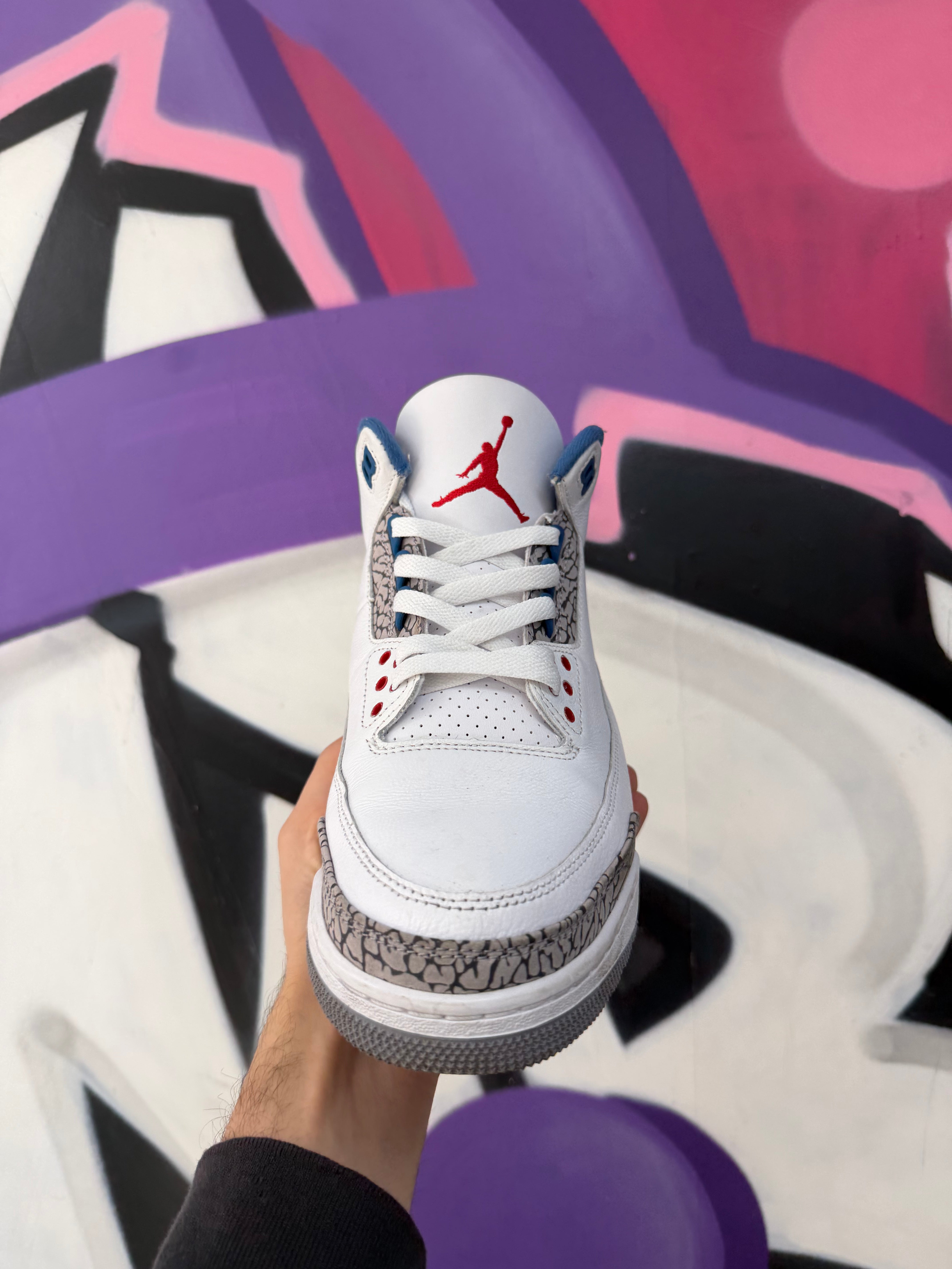 Jordan 3 True Blue Sneakers