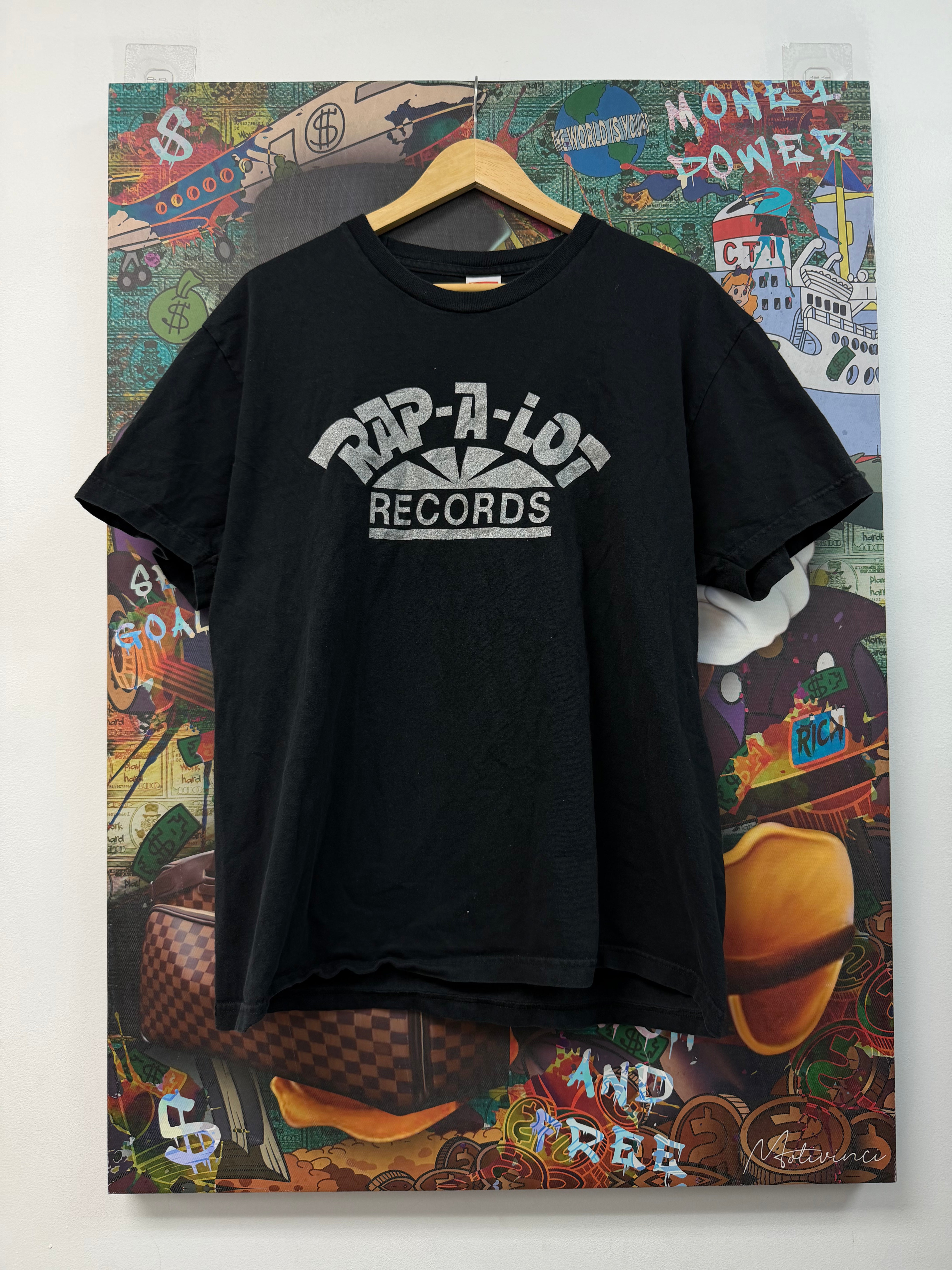 Supreme Navy Trap A Lot Records Tee