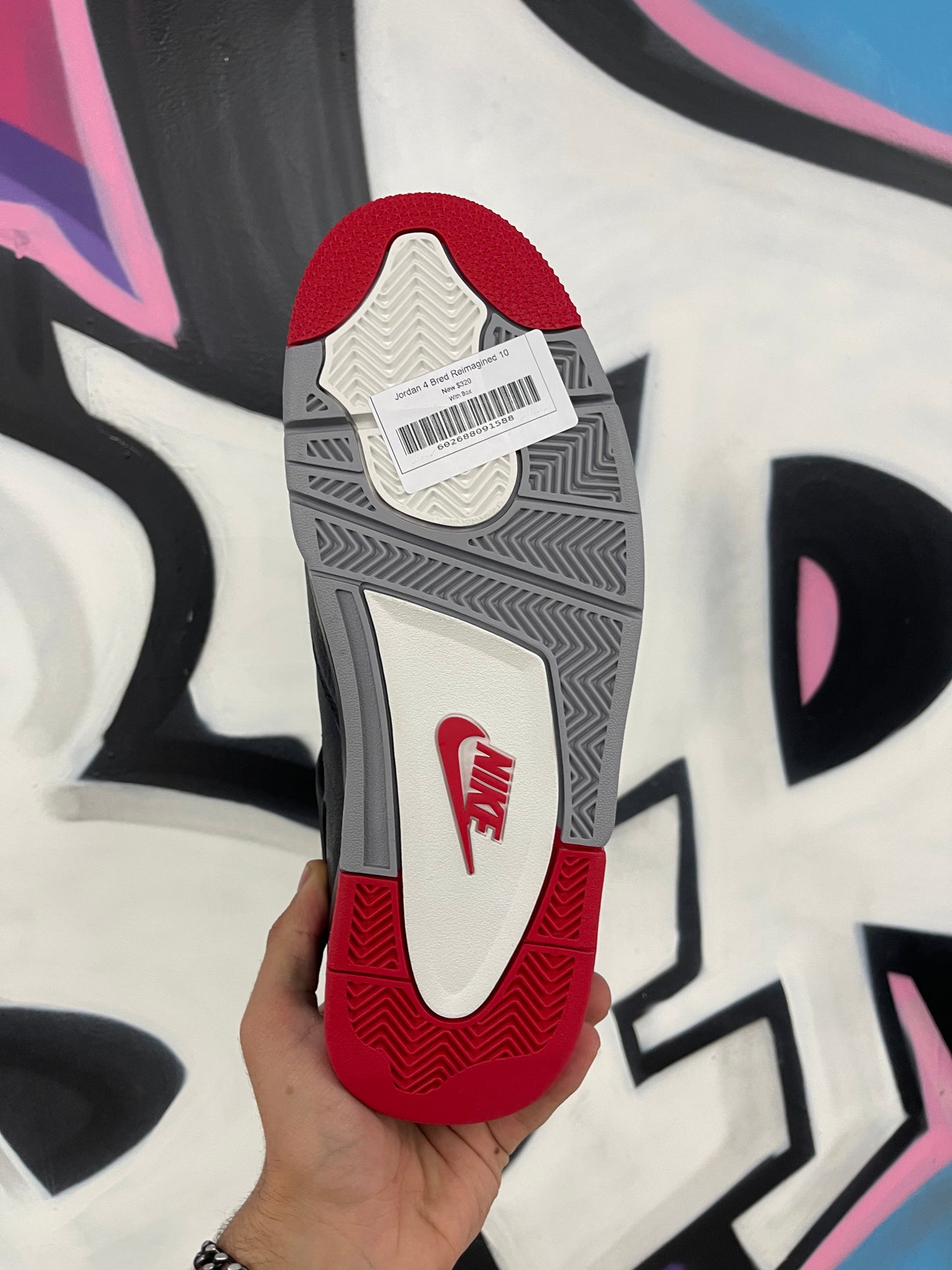 Jordan 4 Bred Reimagined New With Box