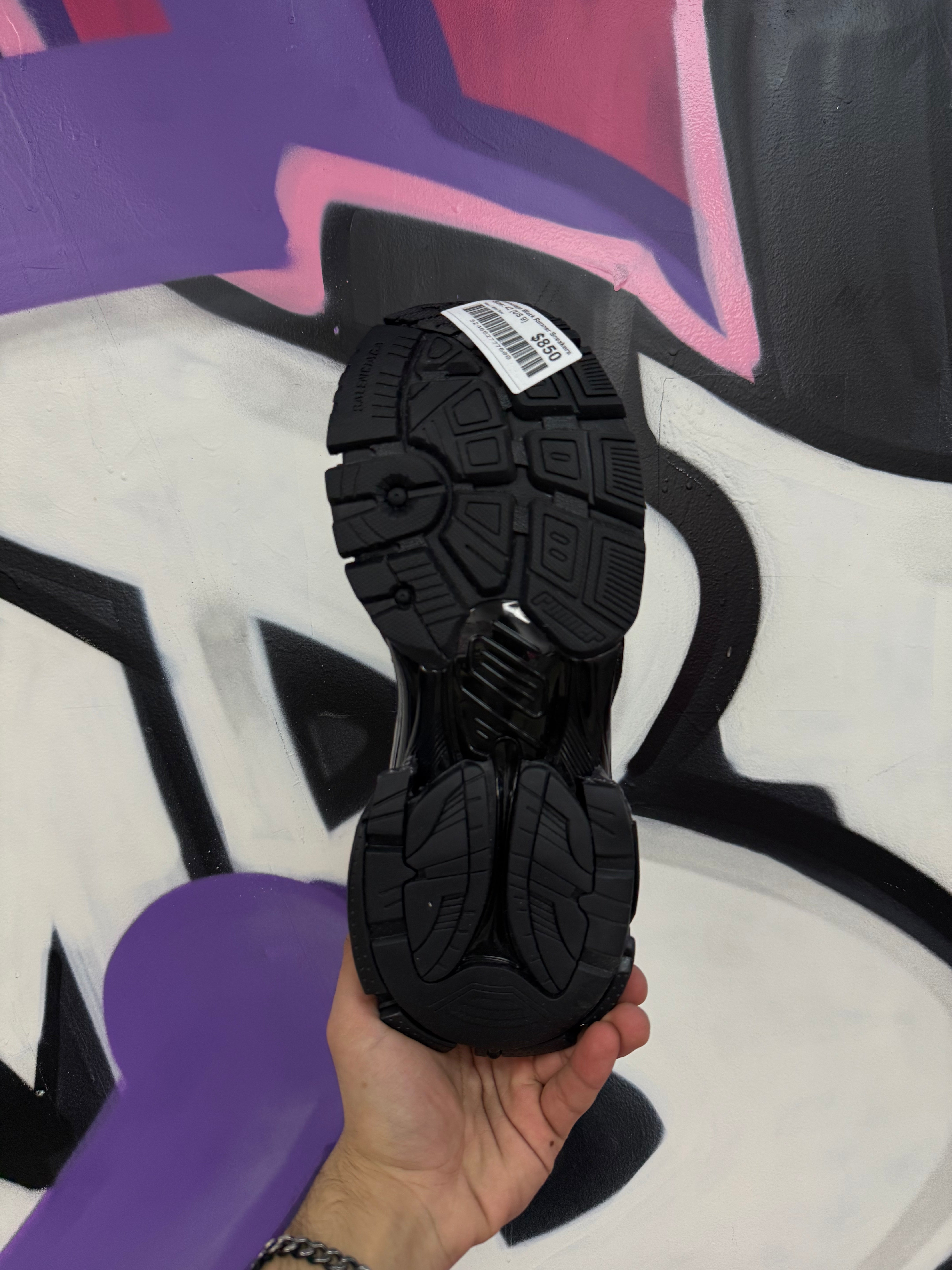 Balenciaga Black Runner Sneakers