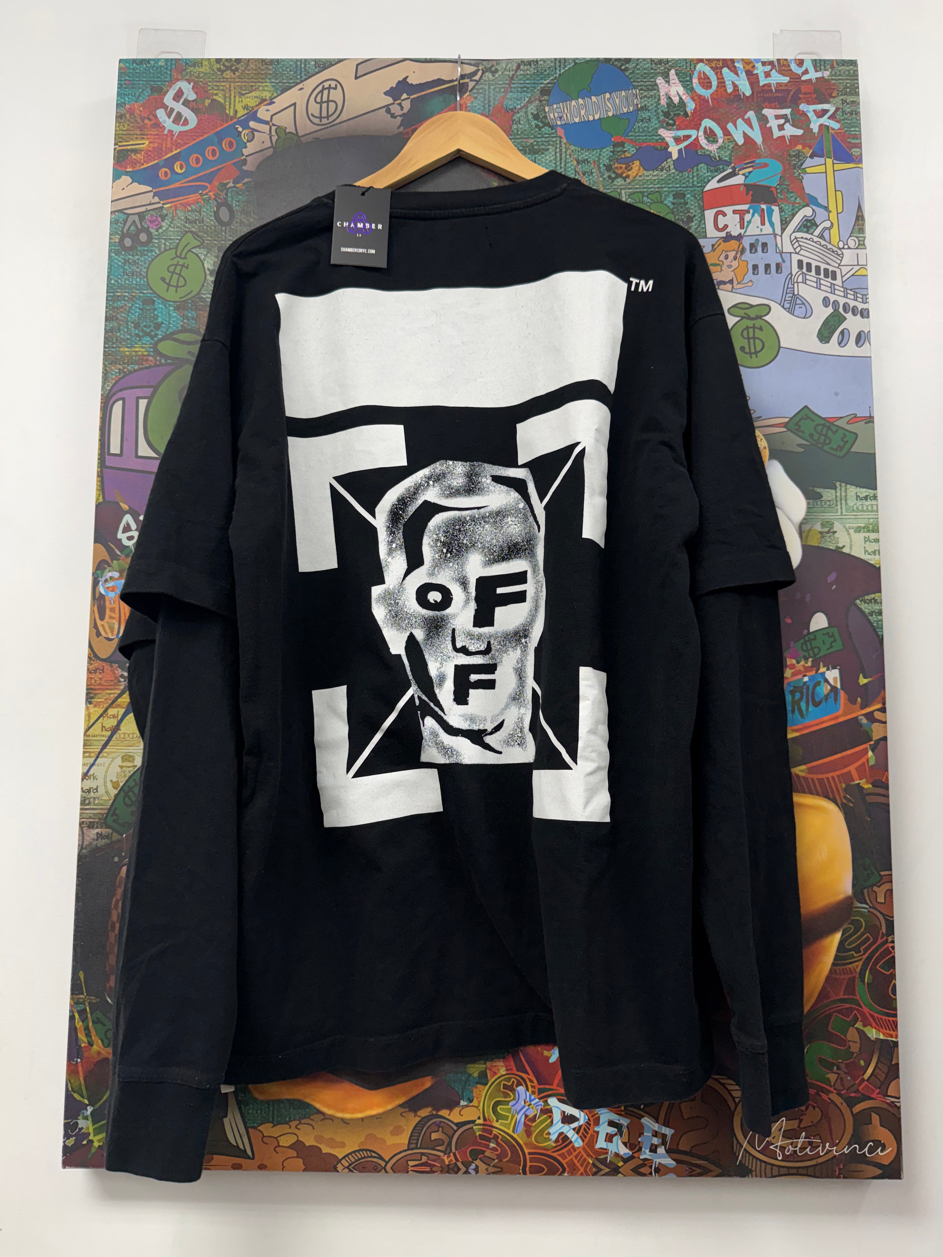 Off White Layered Arrows Long Sleeve