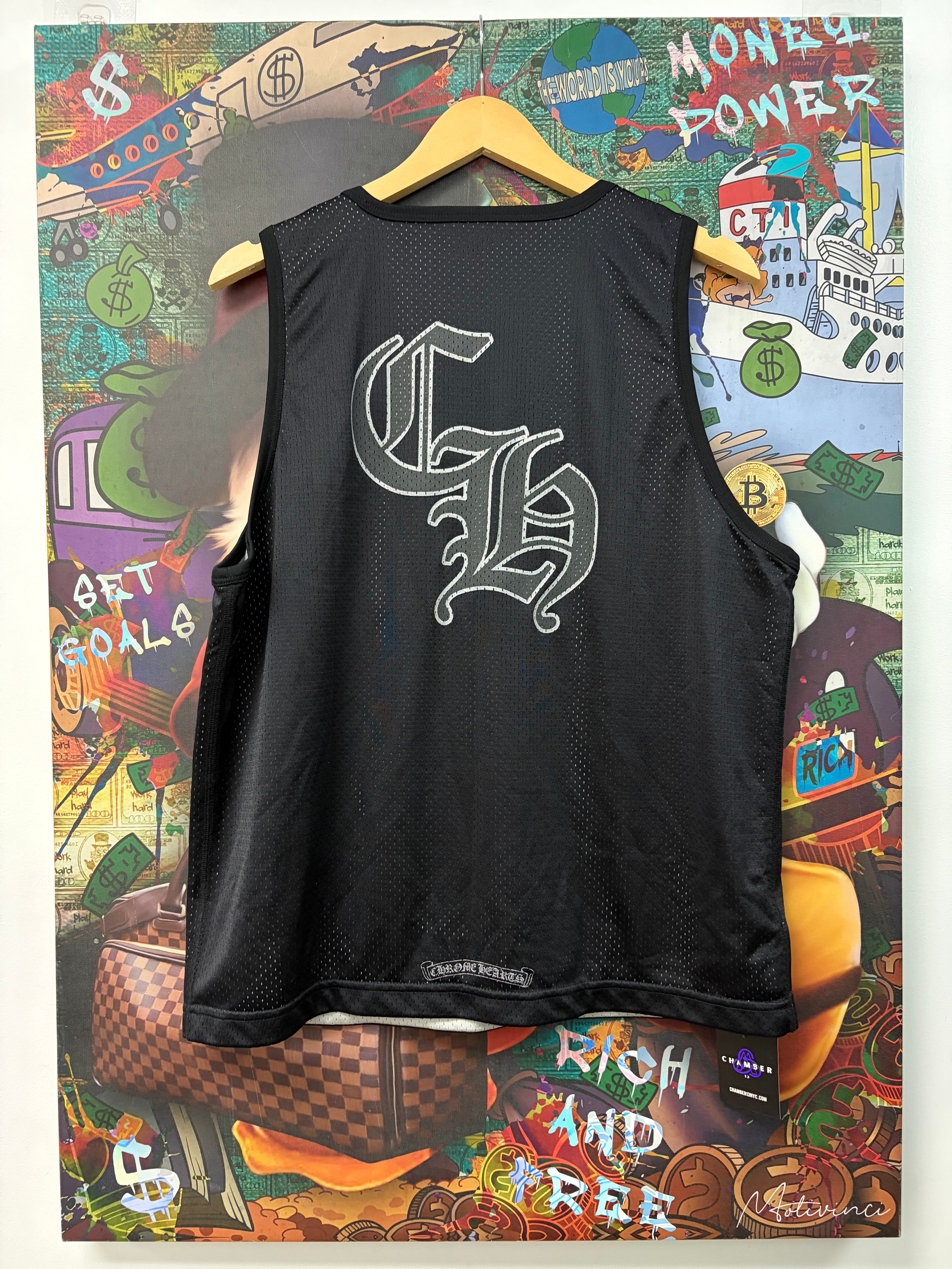 Chrome Hearts Black Sleeveless Jersey