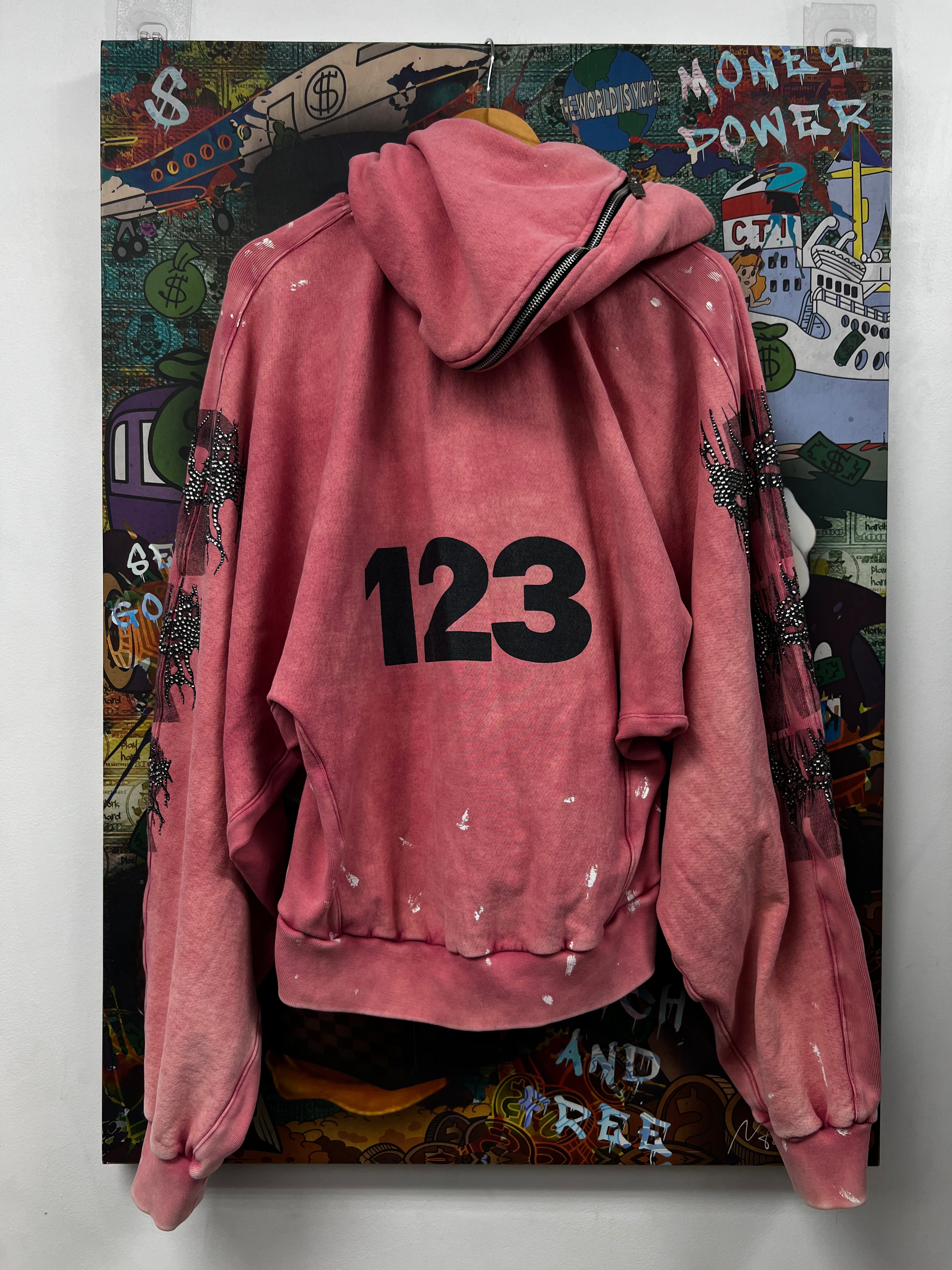 Rivington 123 x Manahatta Rhinestone Zip Up