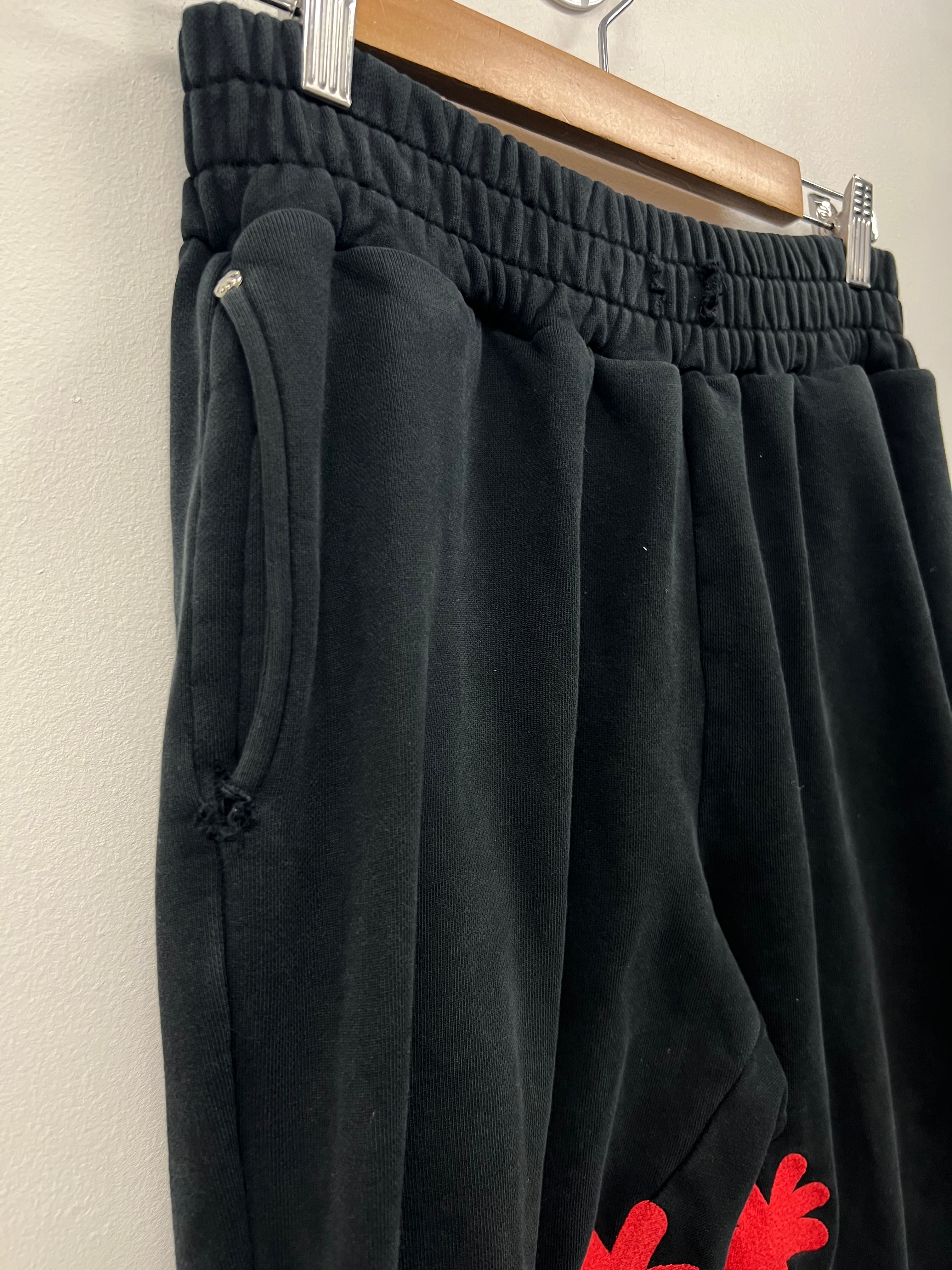 LOSTSHDWS Black Red (FLAWED) Sweats
