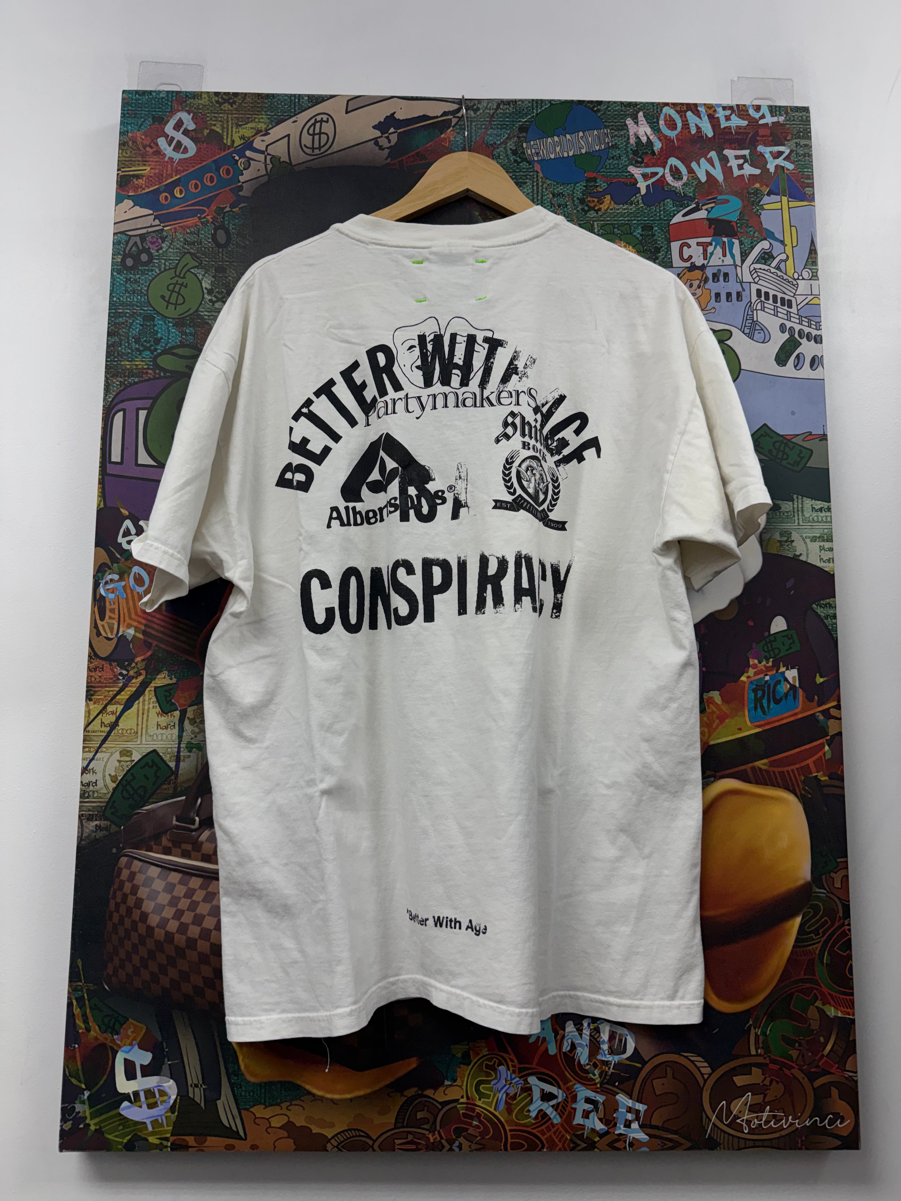 Better With Age White Protest Tee