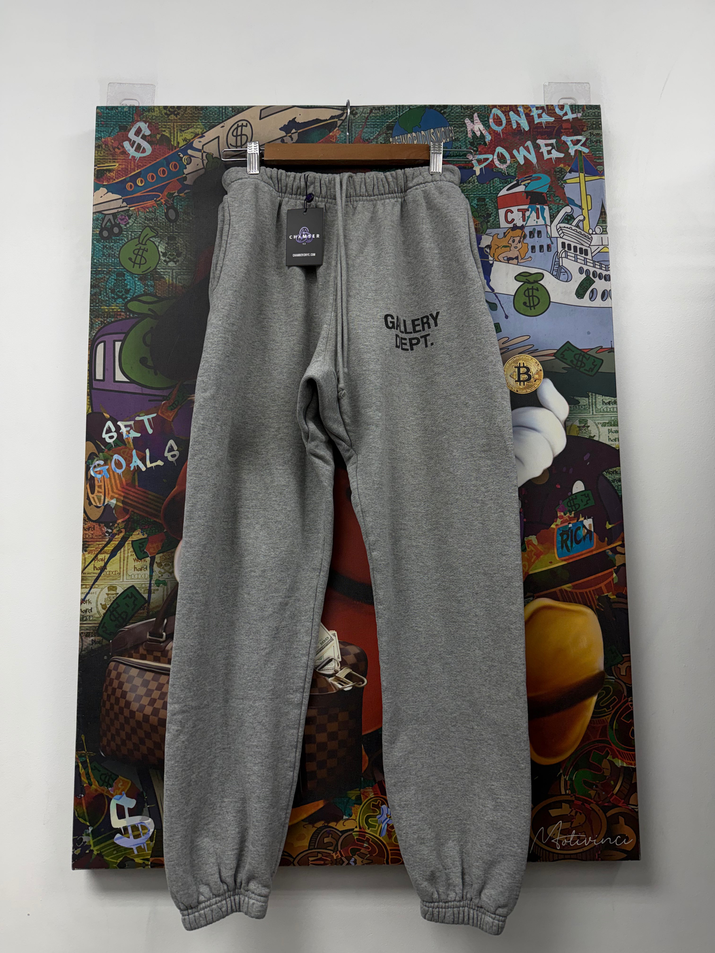 Gallery Dept Grey Black Sweats