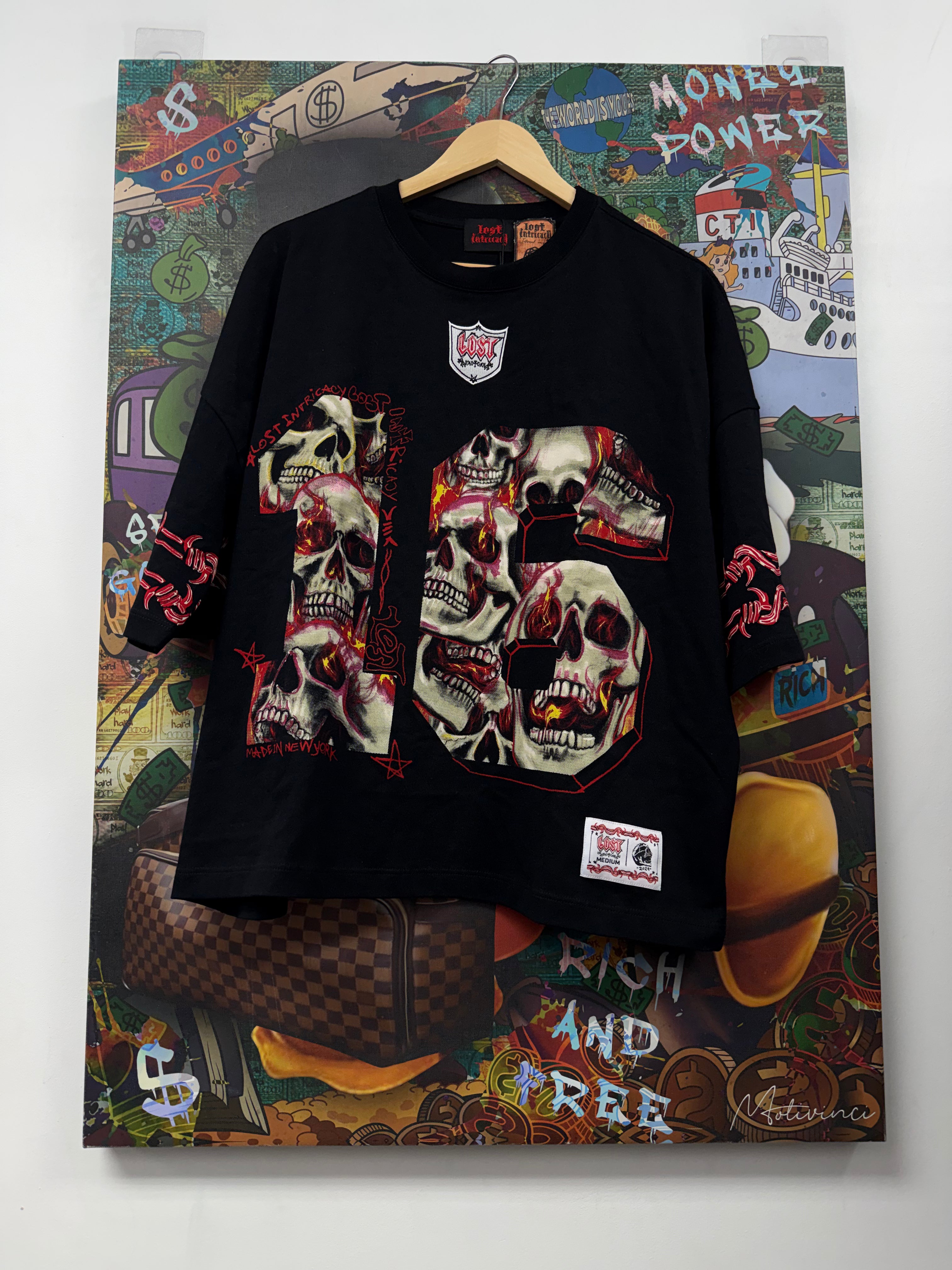 Lost Intricacy Futbol Jersey Tee