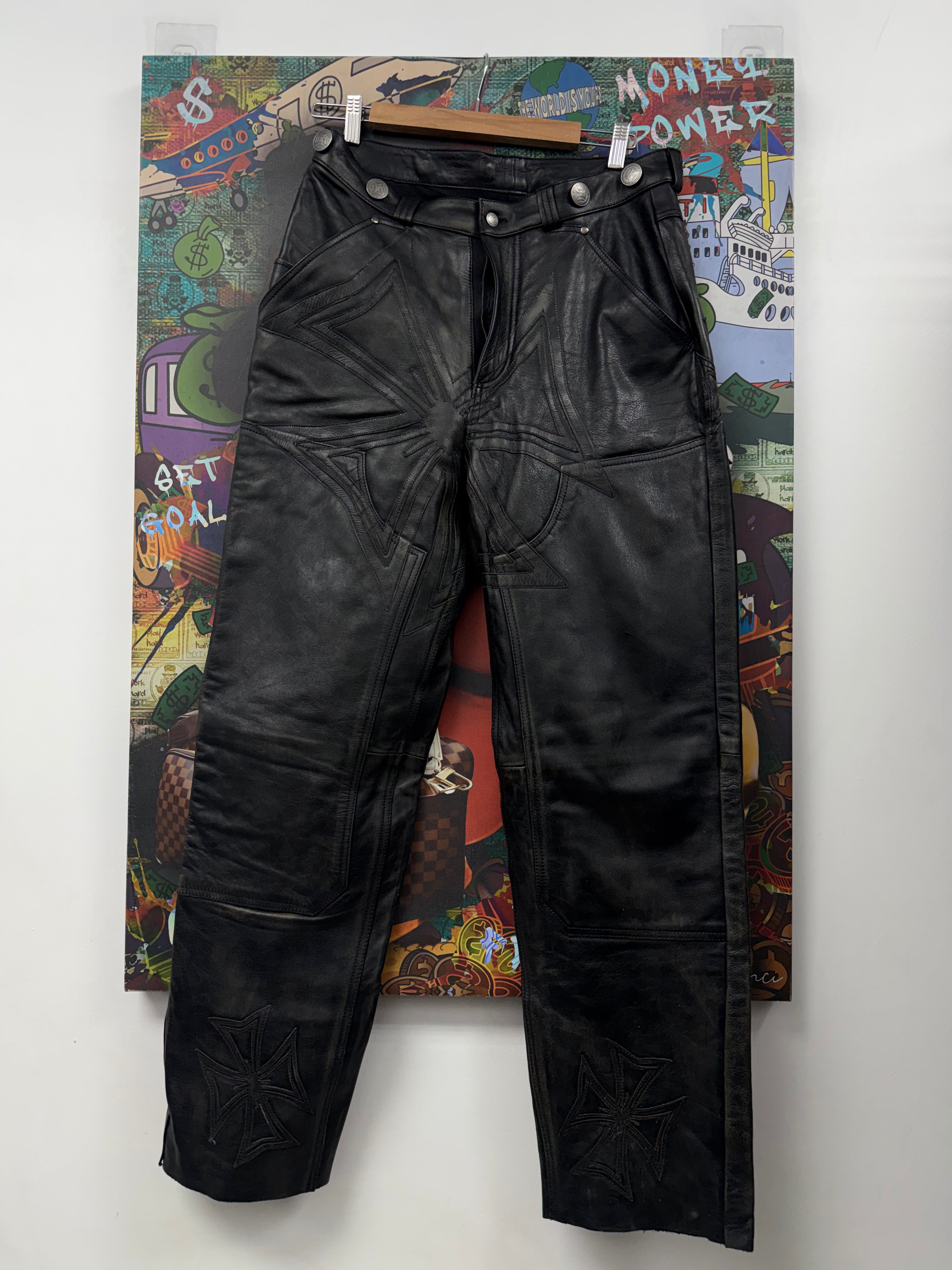 Vale Leather Motocroxxx Jeans