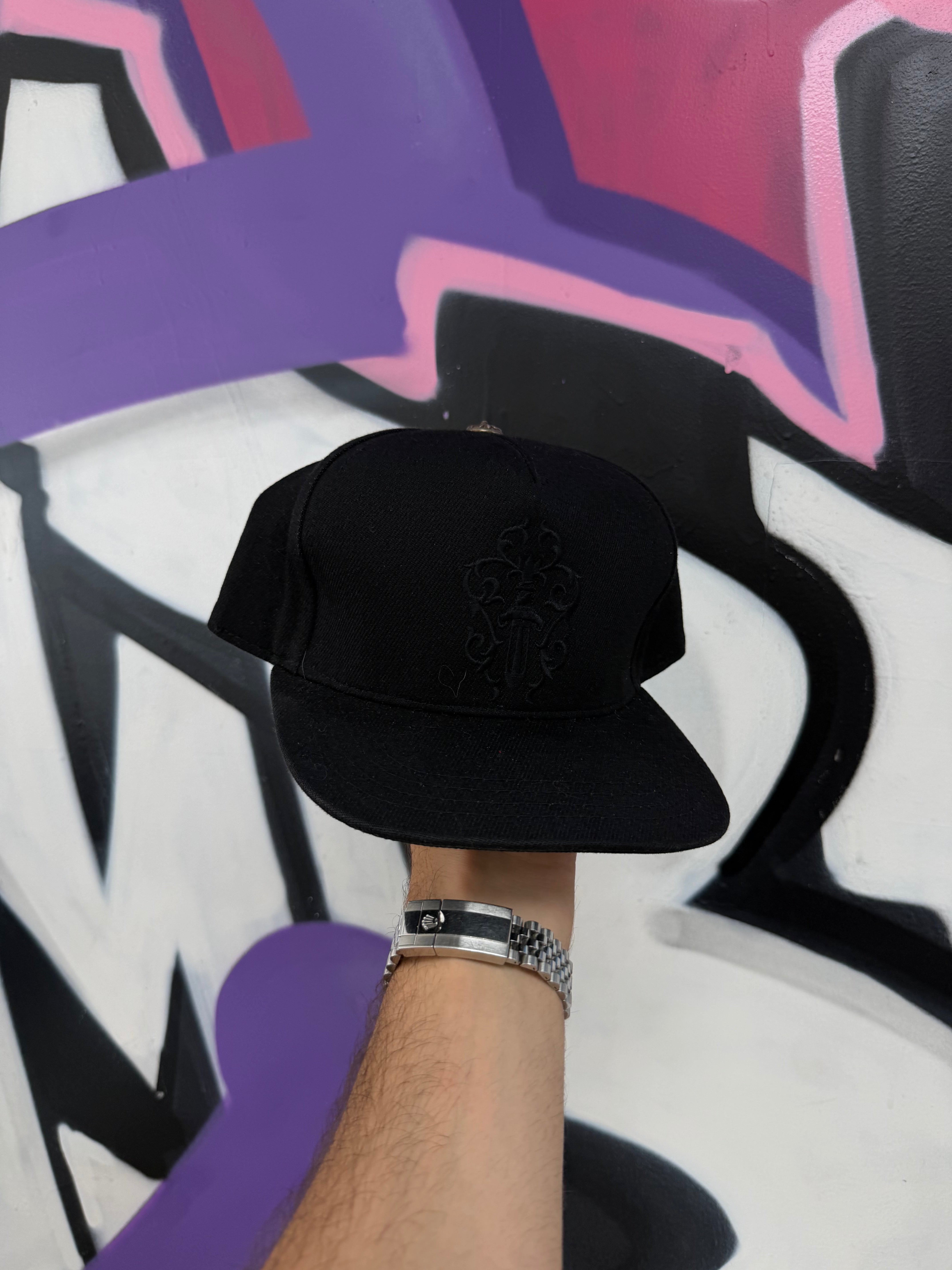 Chrome Hearts Black Tonal Dagger Hat