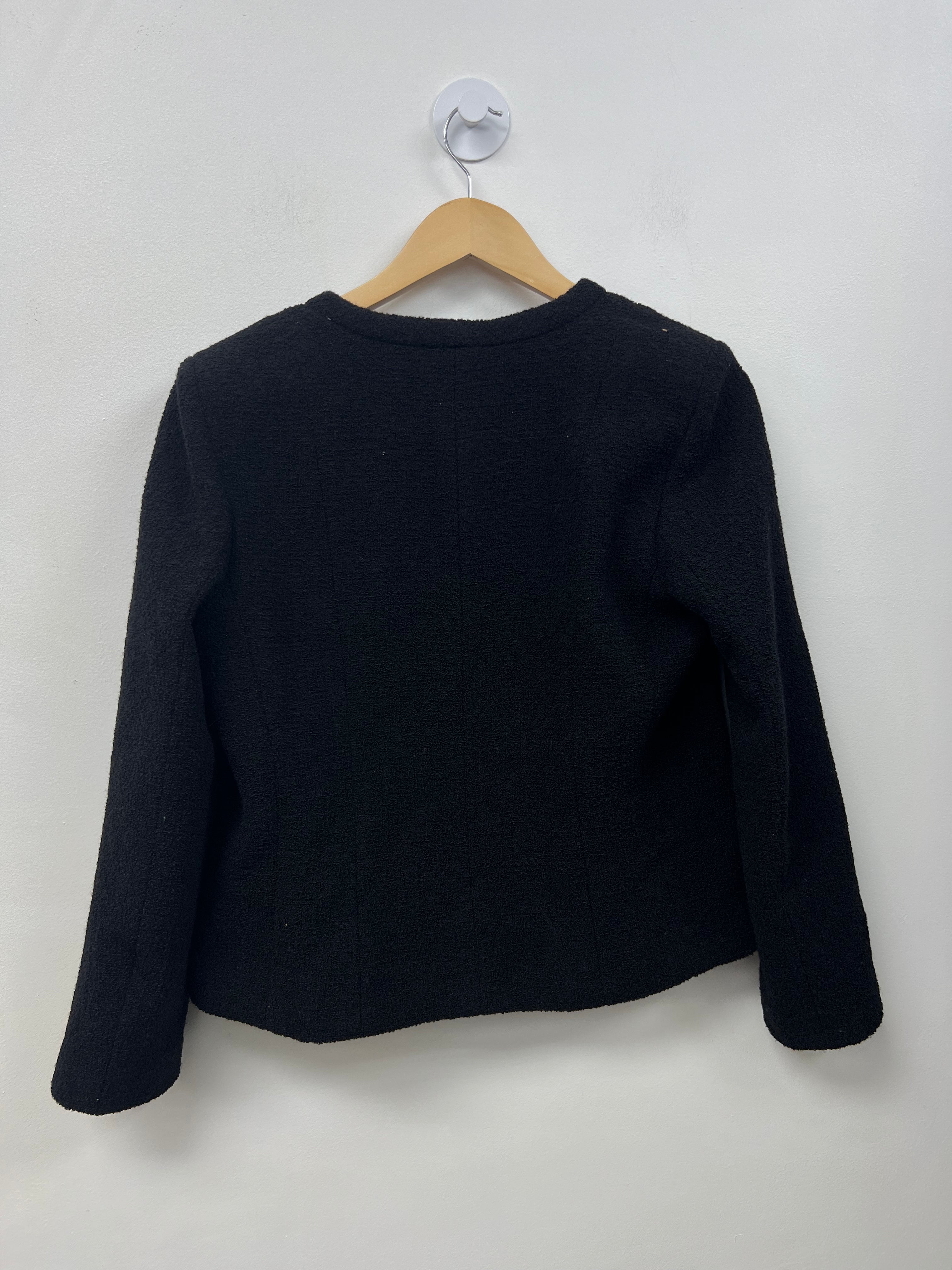 Chanel Black Uniform Blazer Jacket