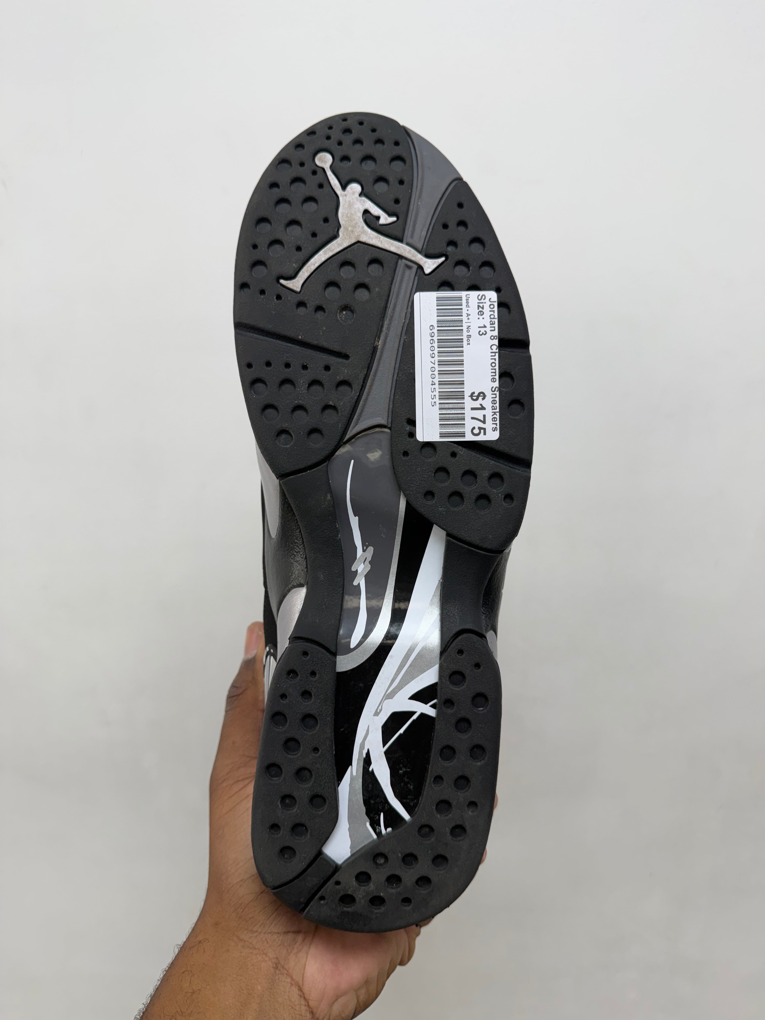 Jordan 8 Chrome Sneakers