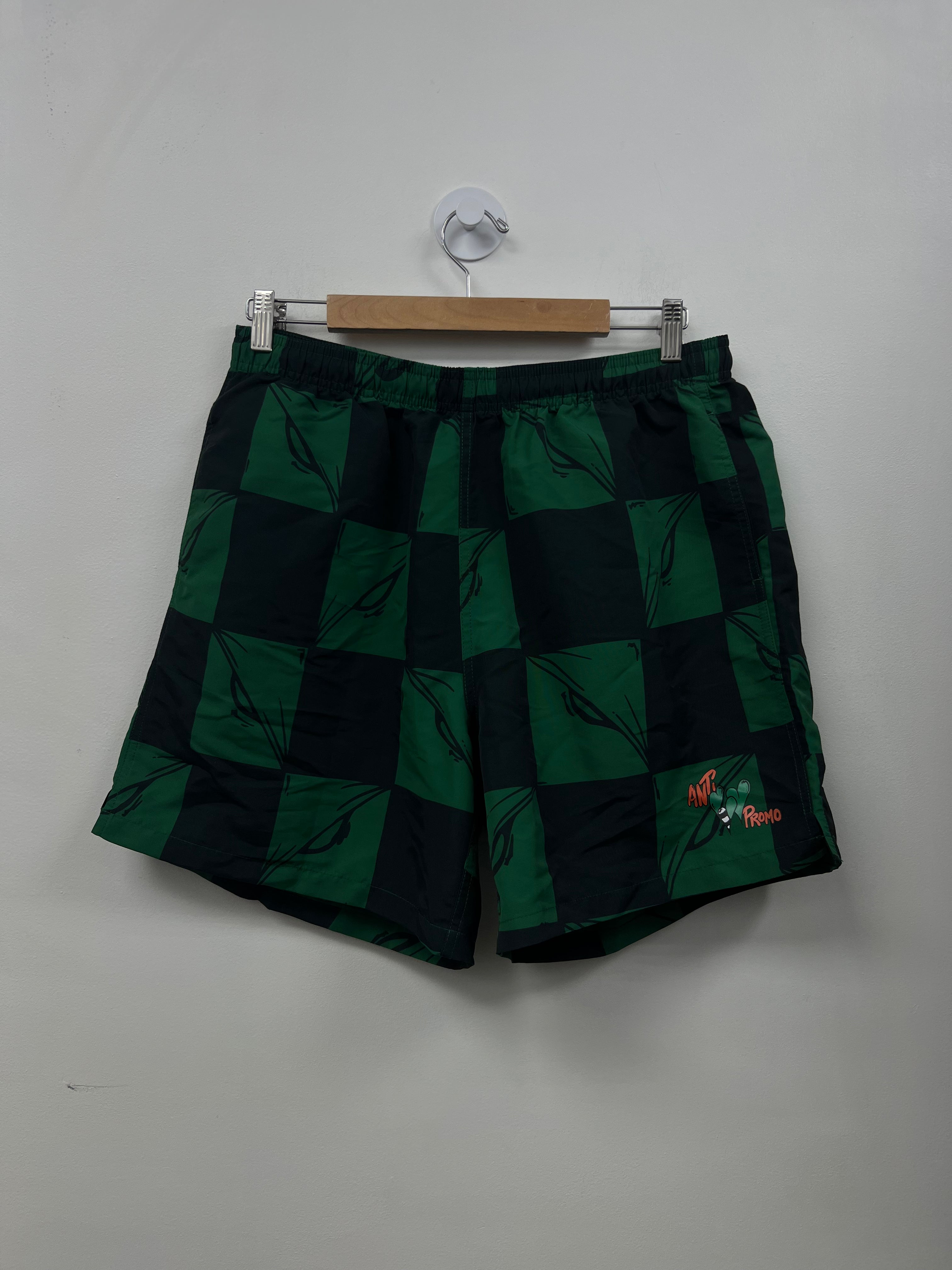 Matty Boy Anti Promo Green Orange 99 Eyes Shorts