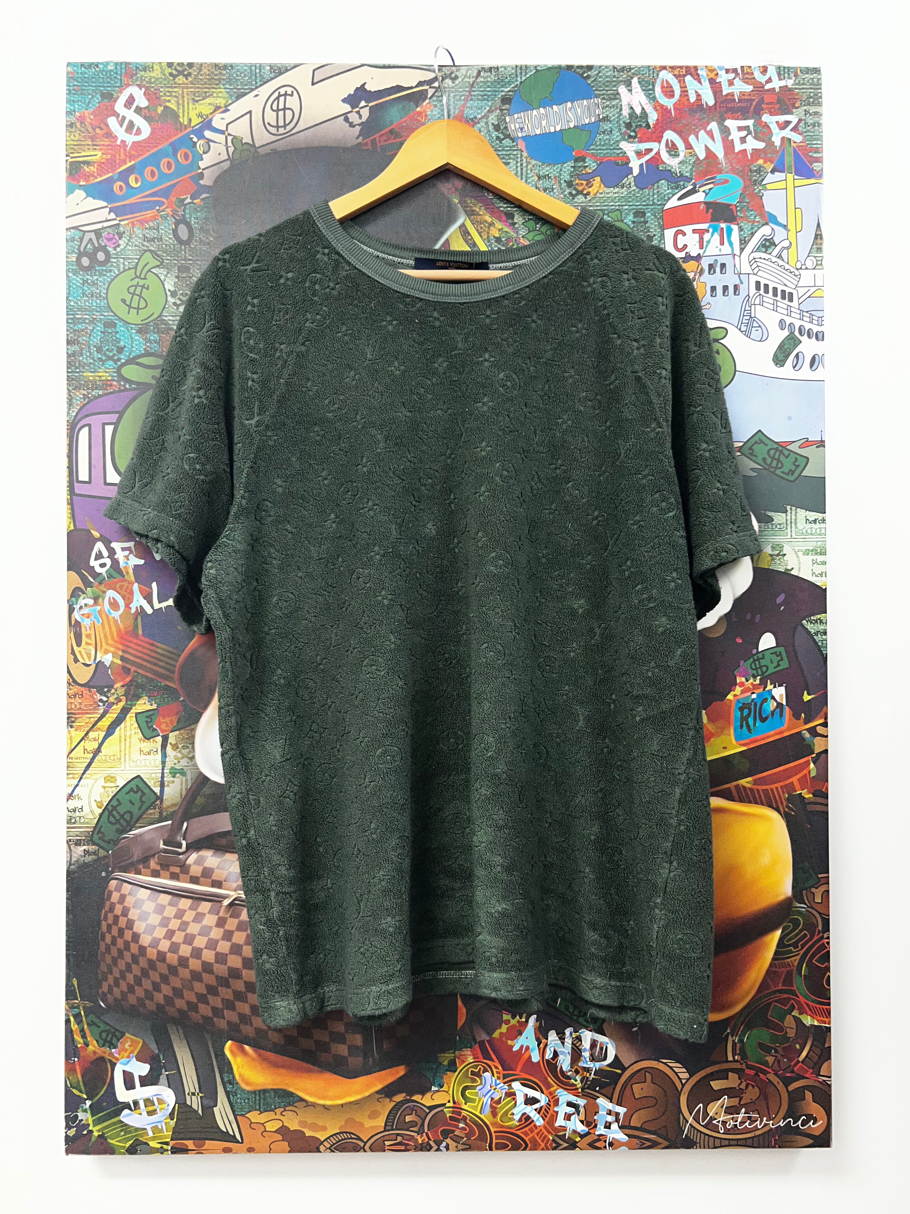 Louis Vuitton Green Towel Monogram Tee