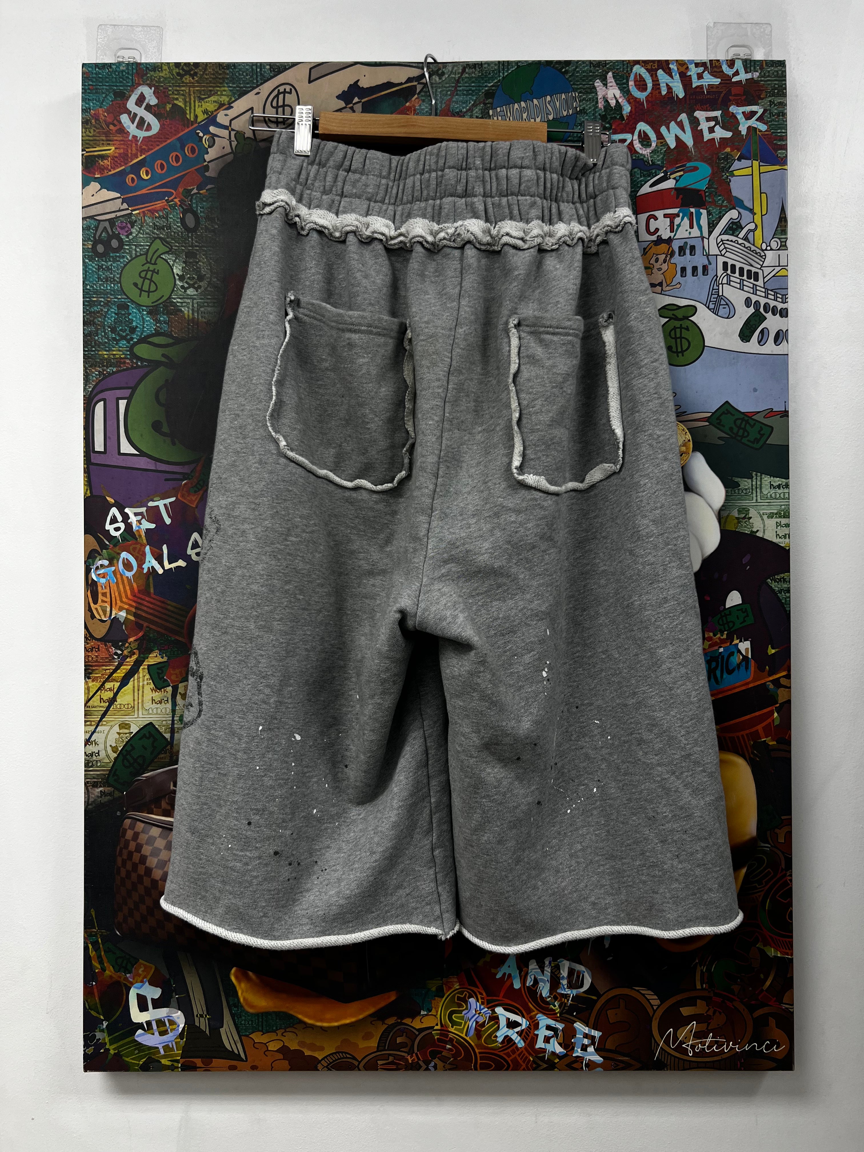 Saint Vanity Grey Bagger Shorts