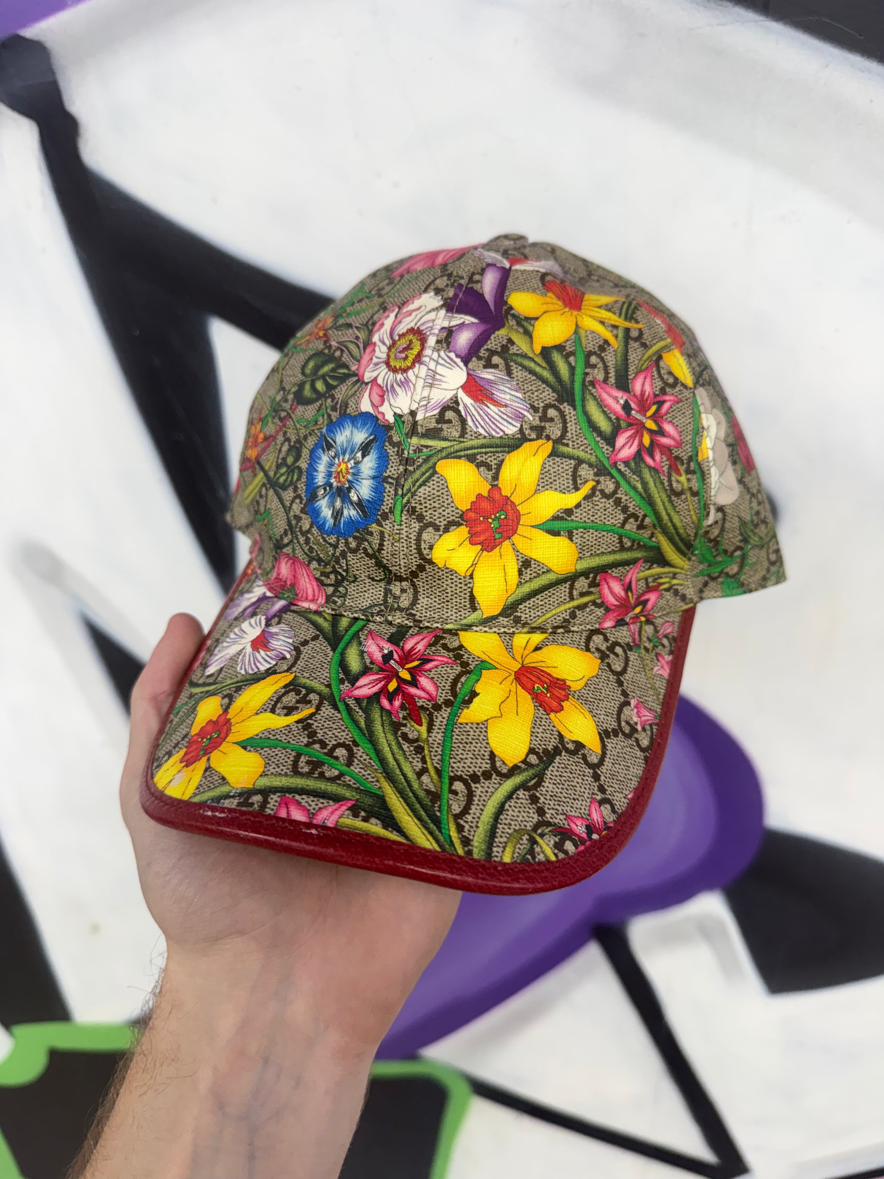 Gucci Monogram All Over Floral Hat