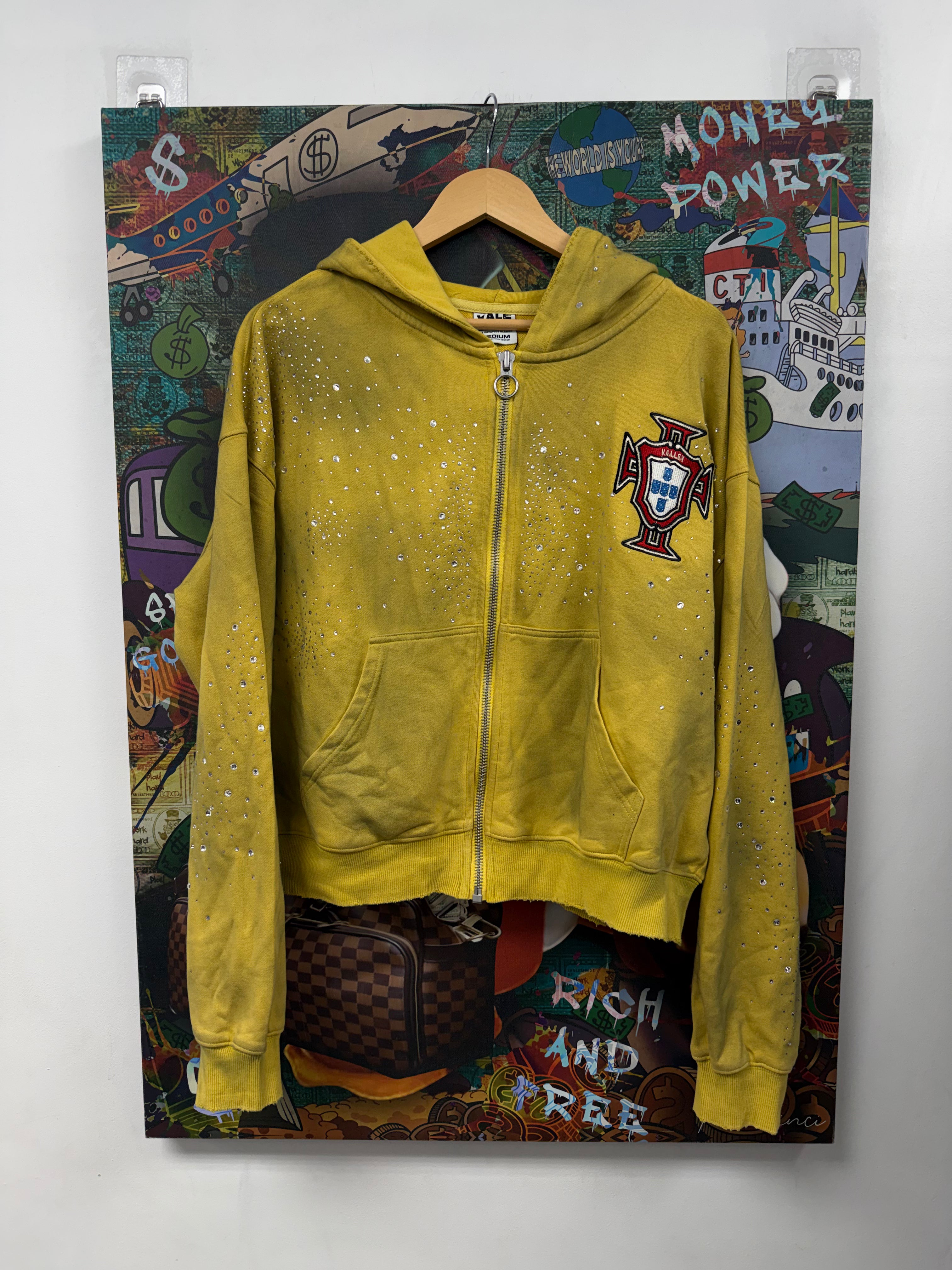 Vale Yellow Sun Cluster Zip