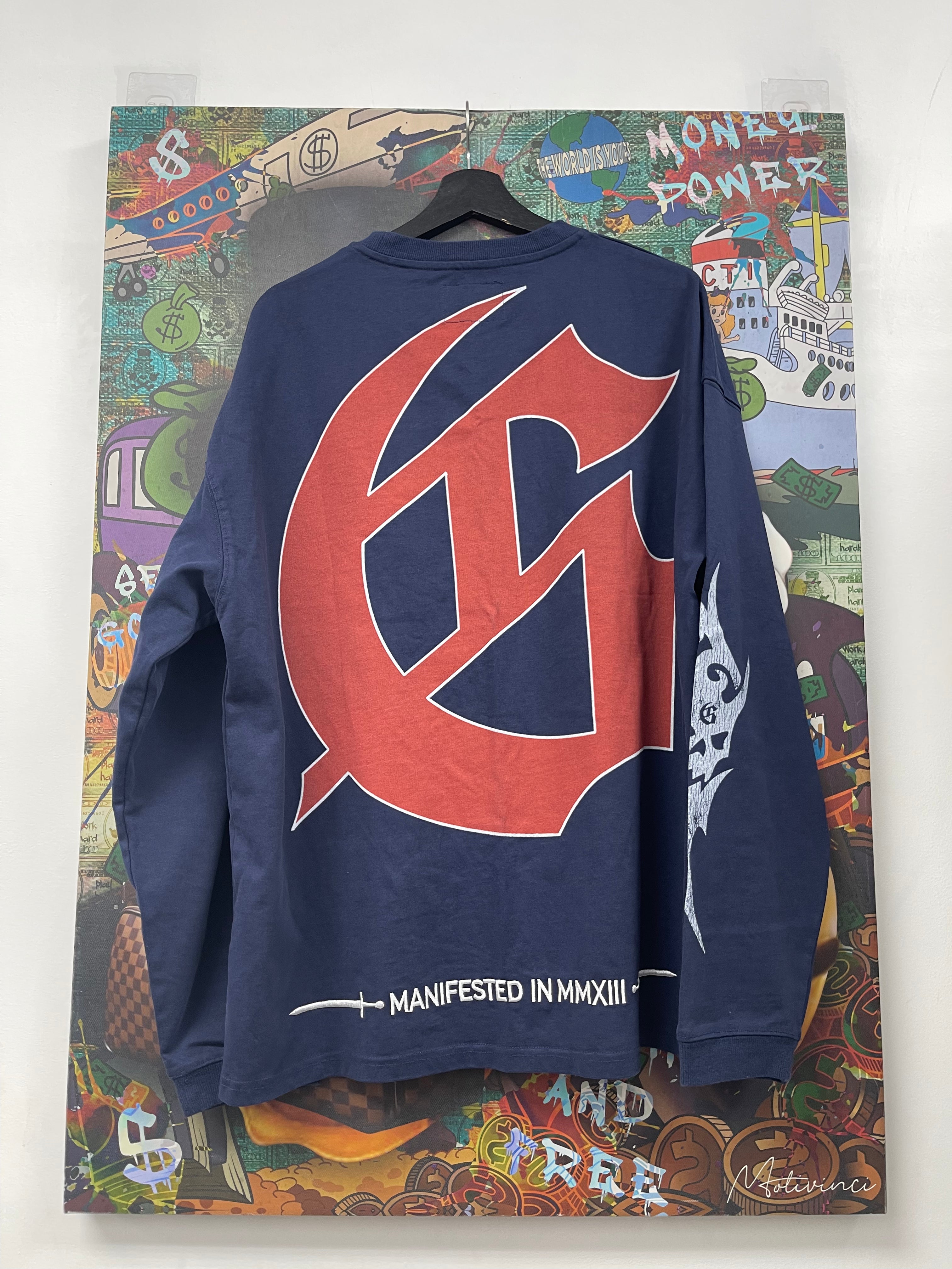 Godspeed Navy Seasick Long Sleeve
