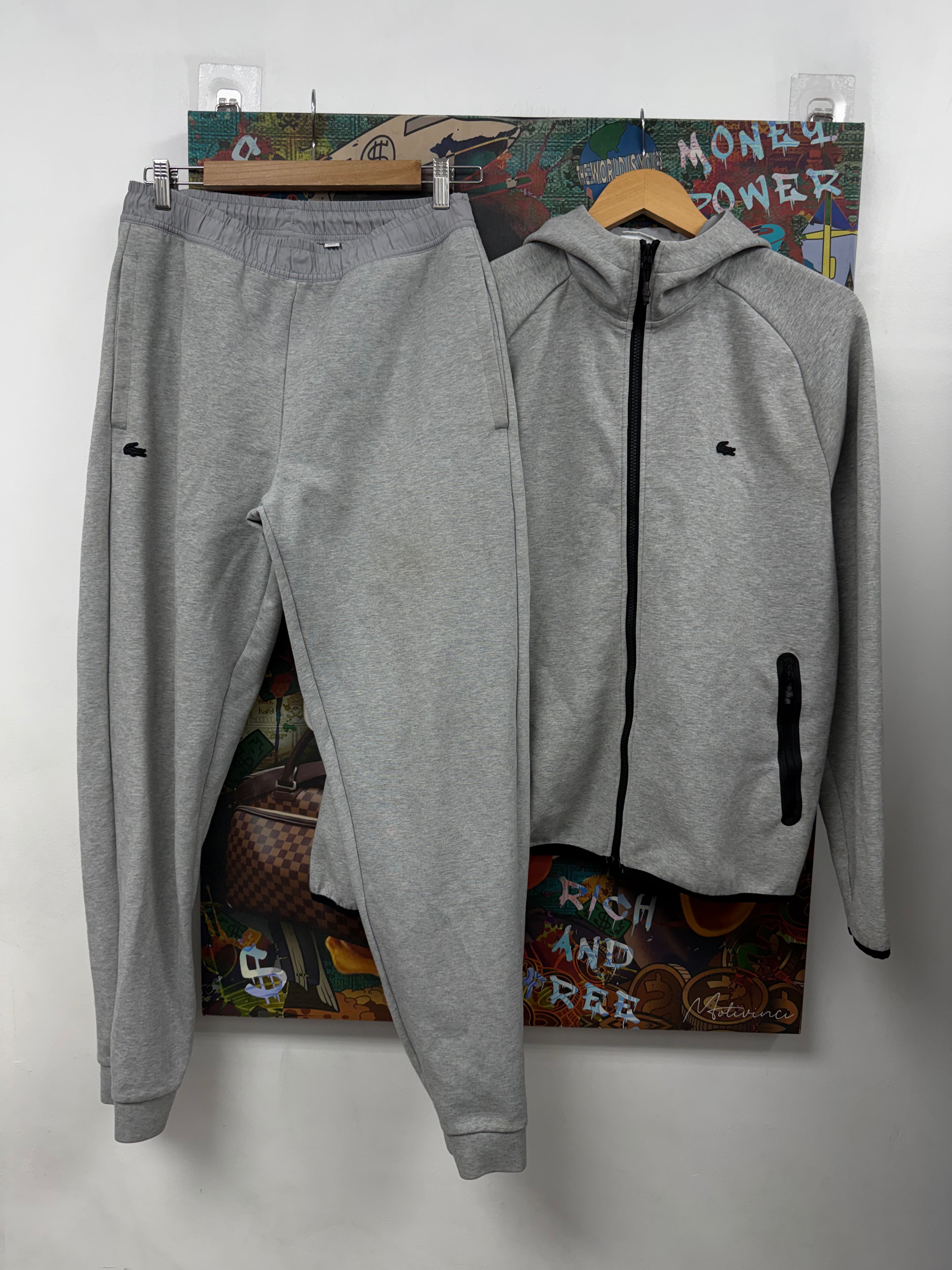 Lacoste Grey Tech Sweatsuit