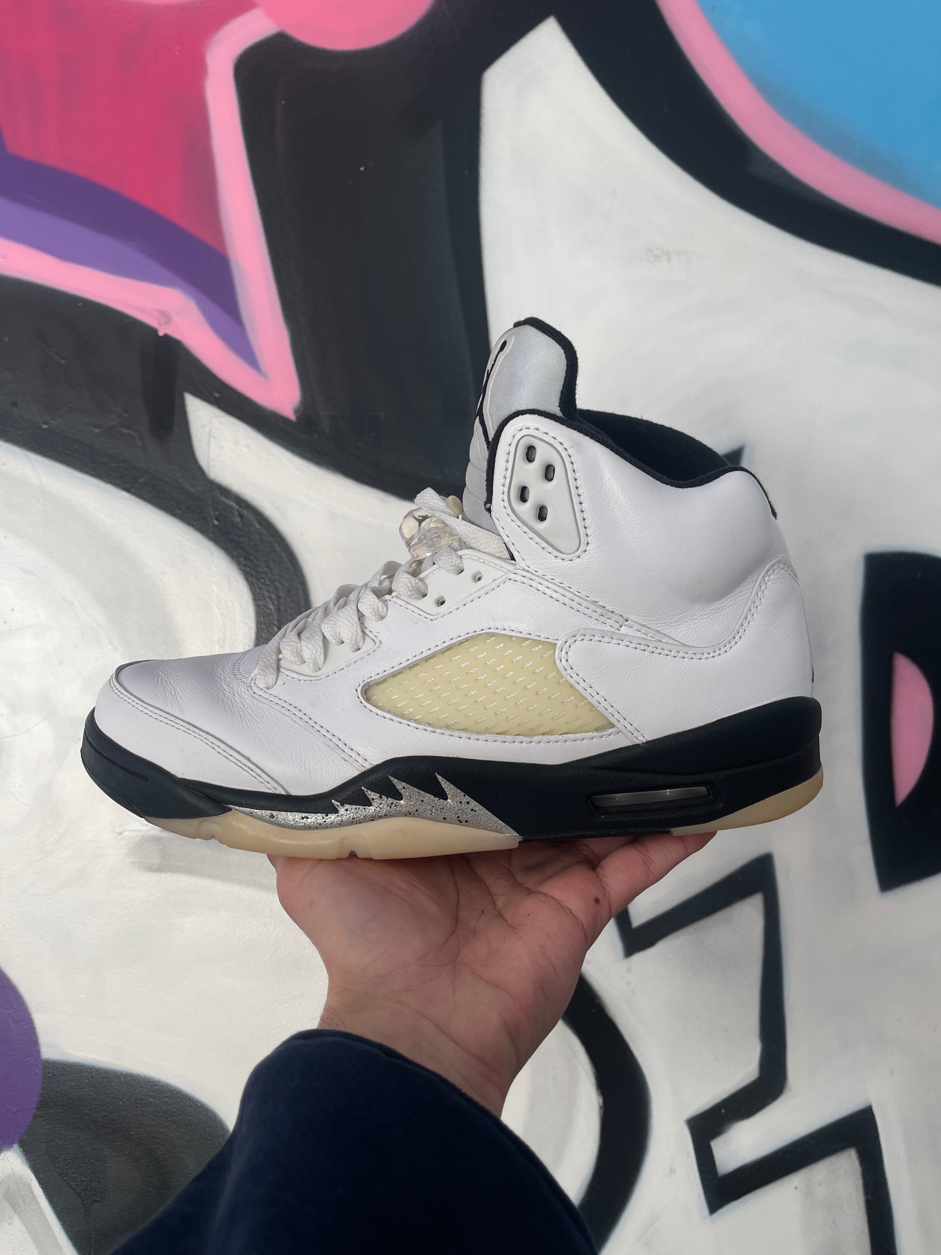 Nike Jordan 5 Reverse Metallic Sneakers