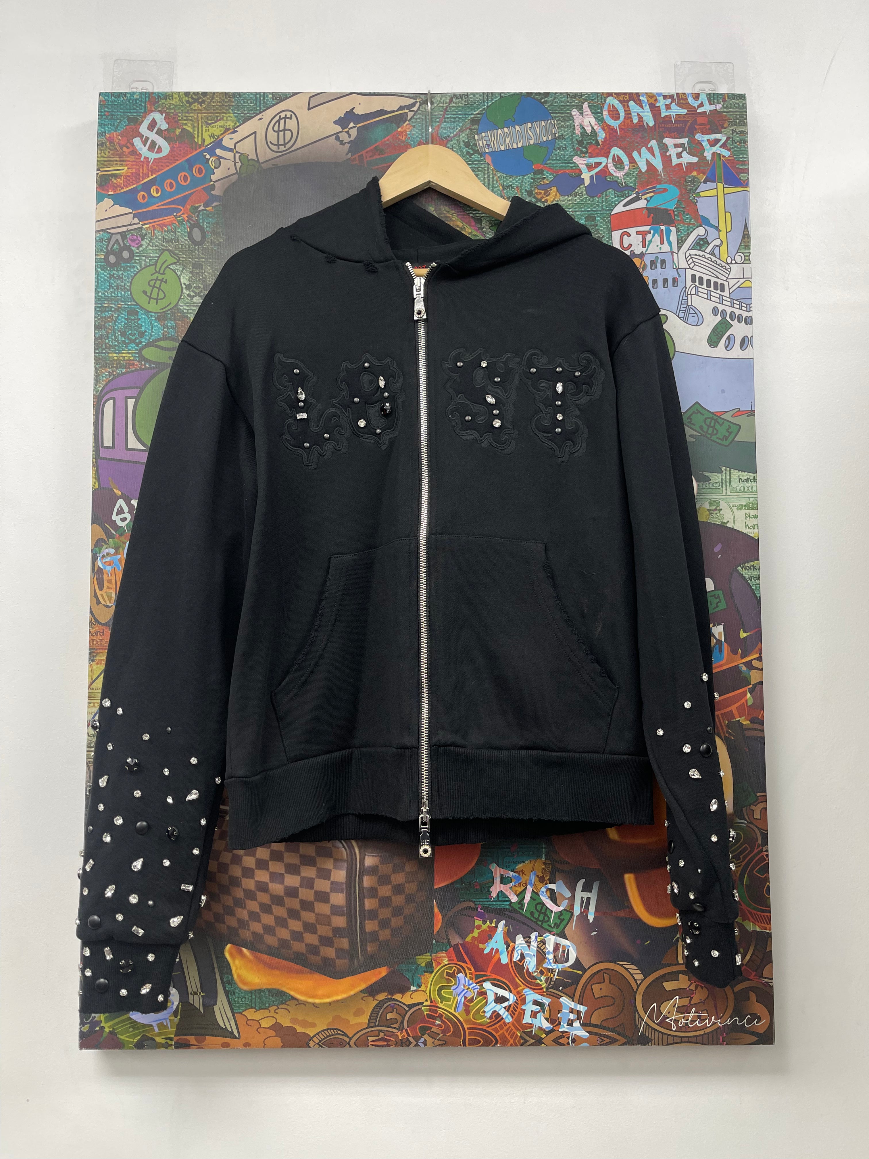 Lost Intricacy Black Patch 2.0 Hoodie