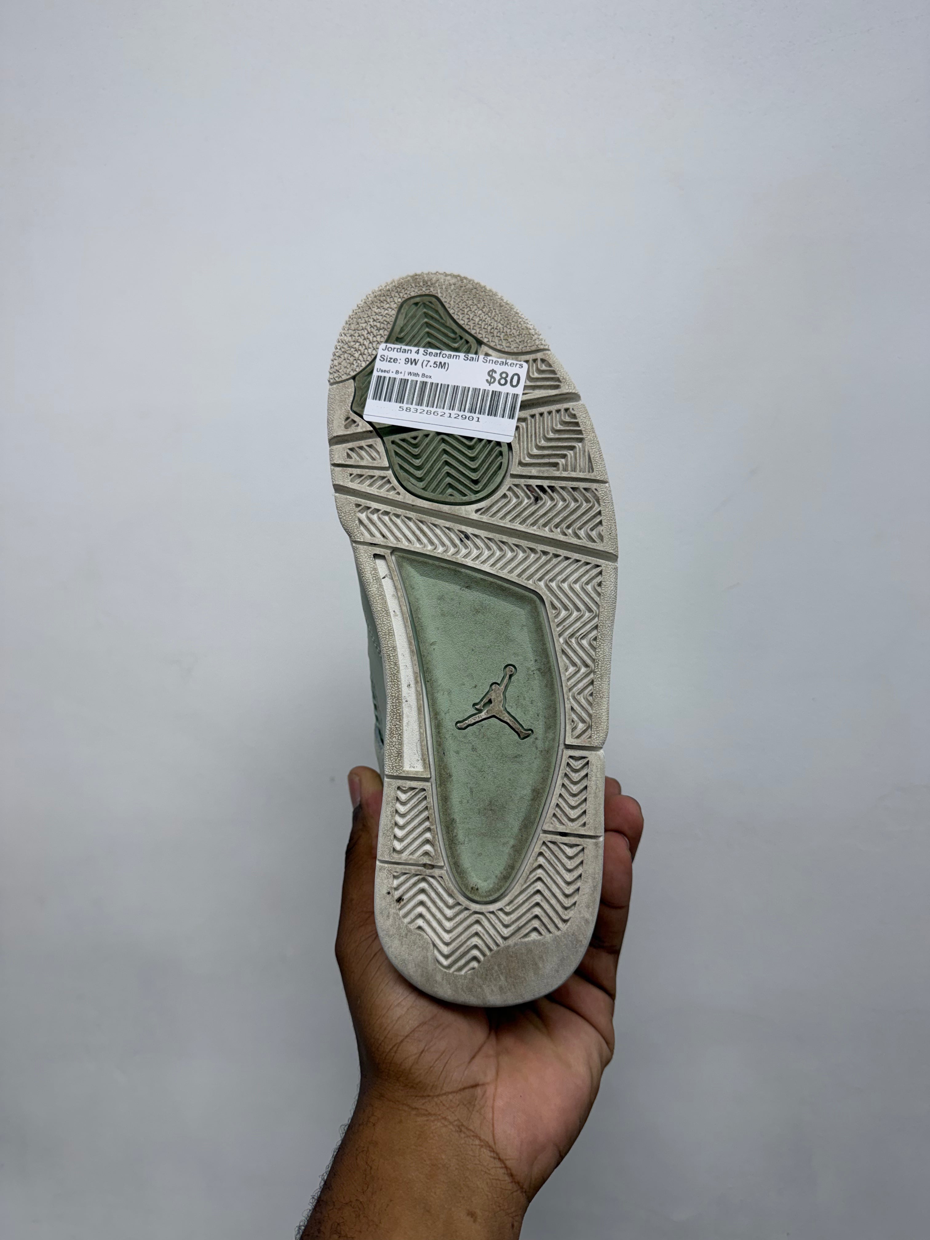 Jordan 4 Seafoam Sail Sneakers