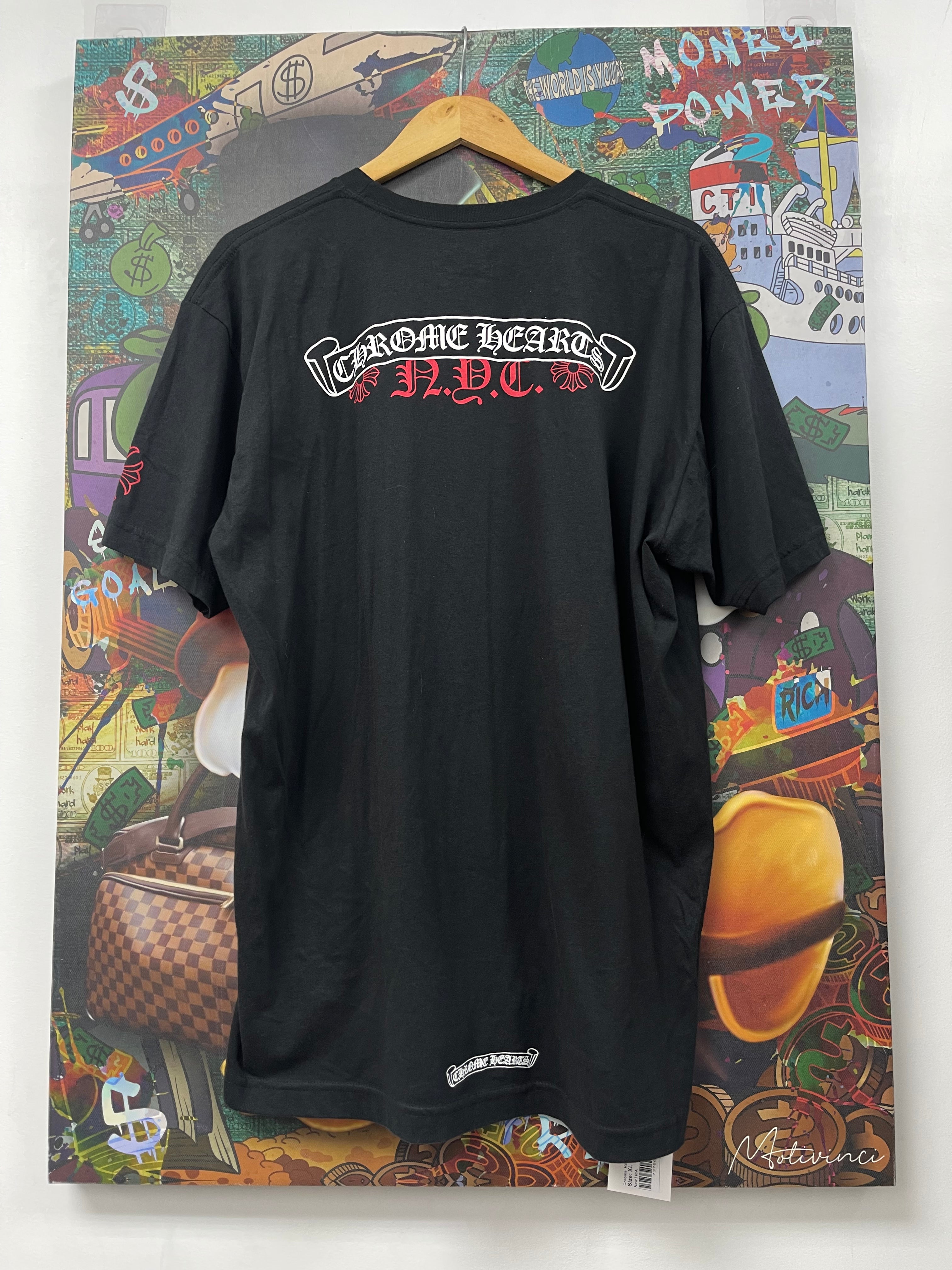 Chrome Hearts NYC Scroll Logo Tee