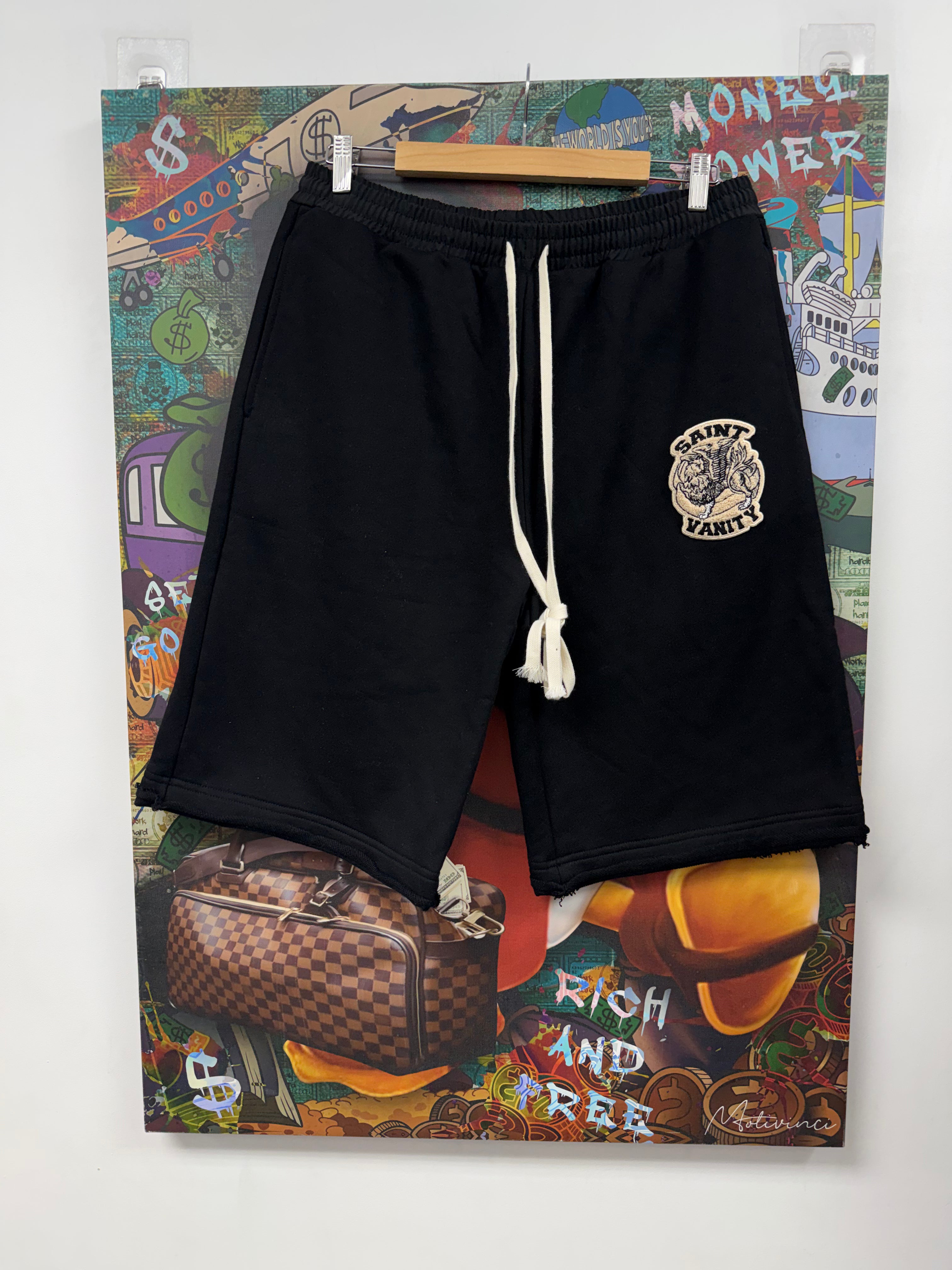 Saint Vanity Black Uniform Shorts