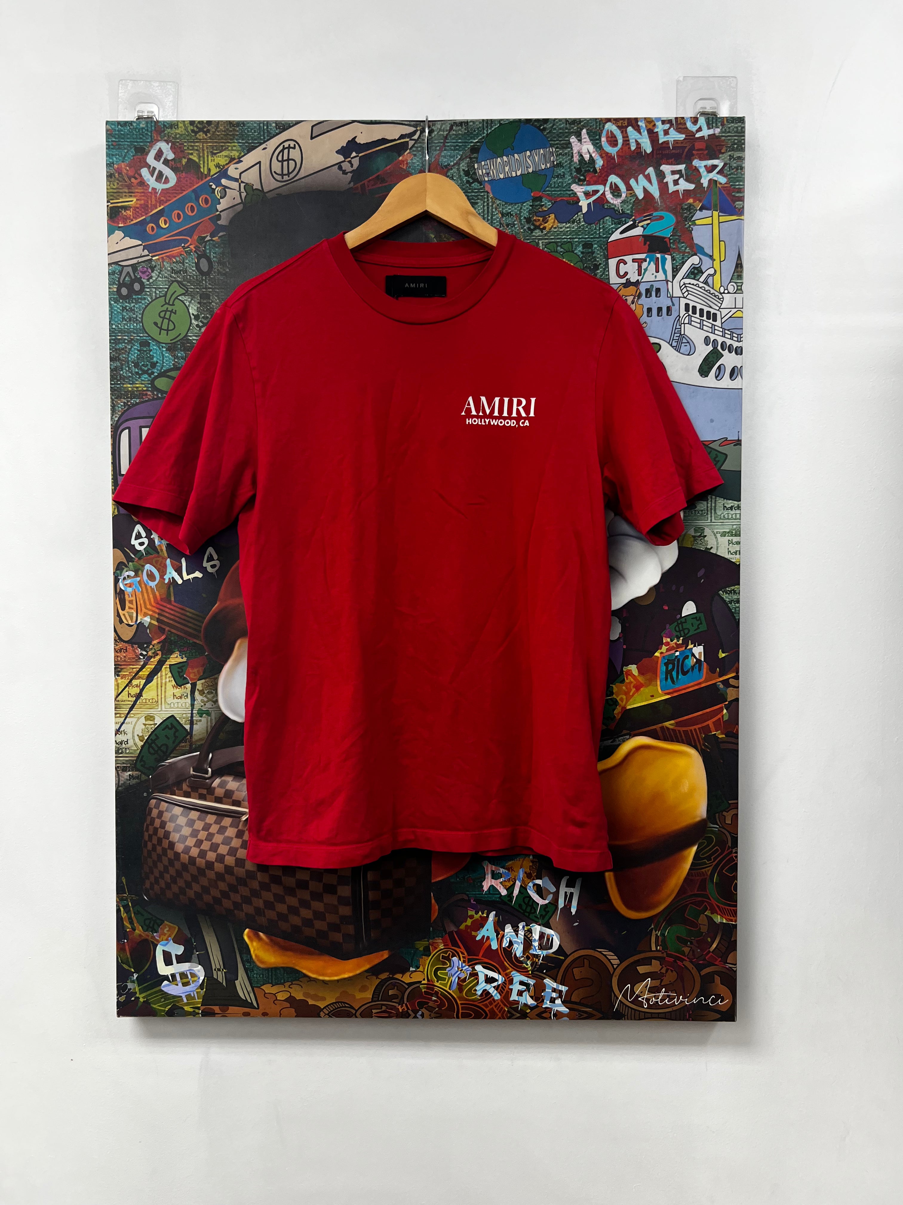 Amiri Red Bones Tee